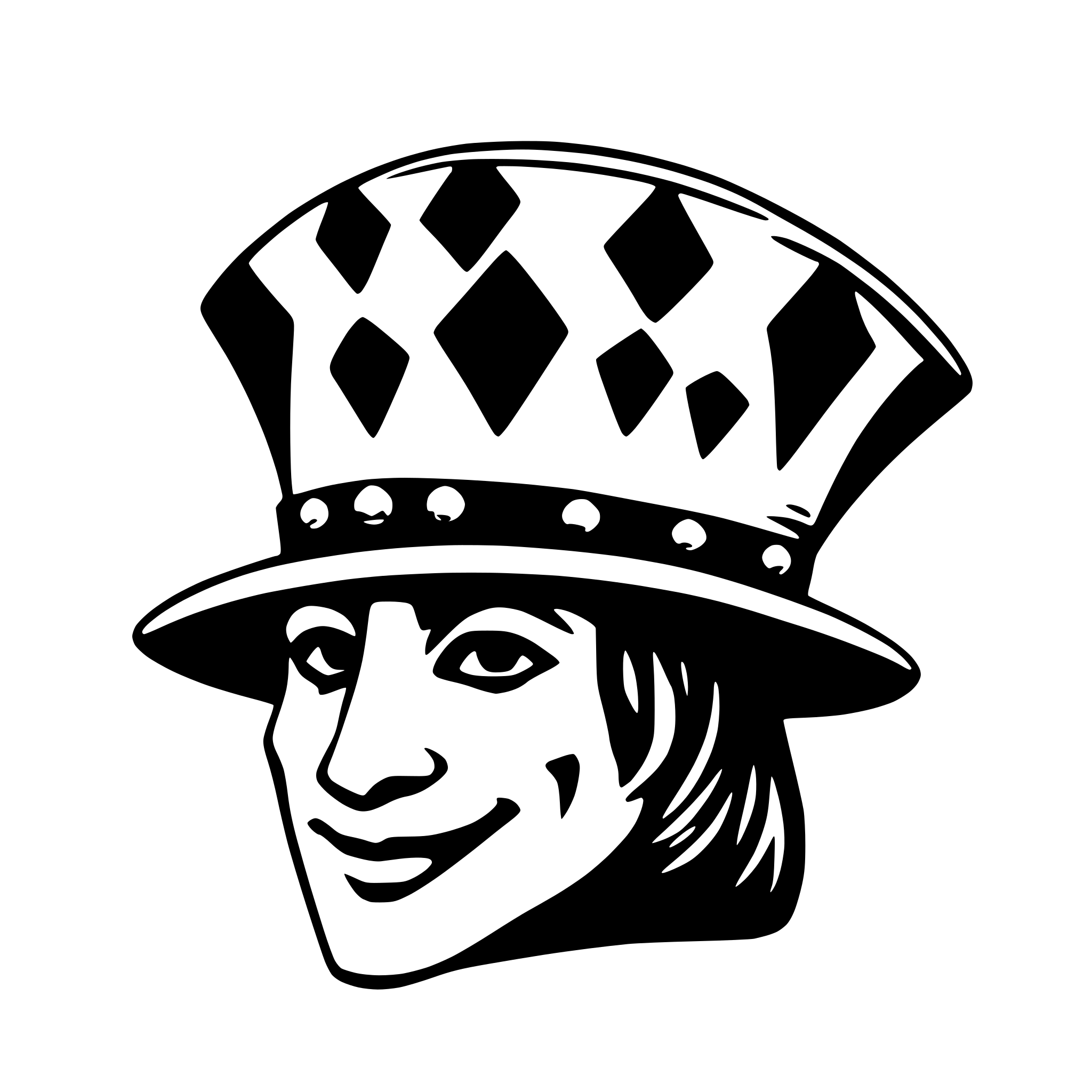 AI-generated SVG of 'Court jester hat'