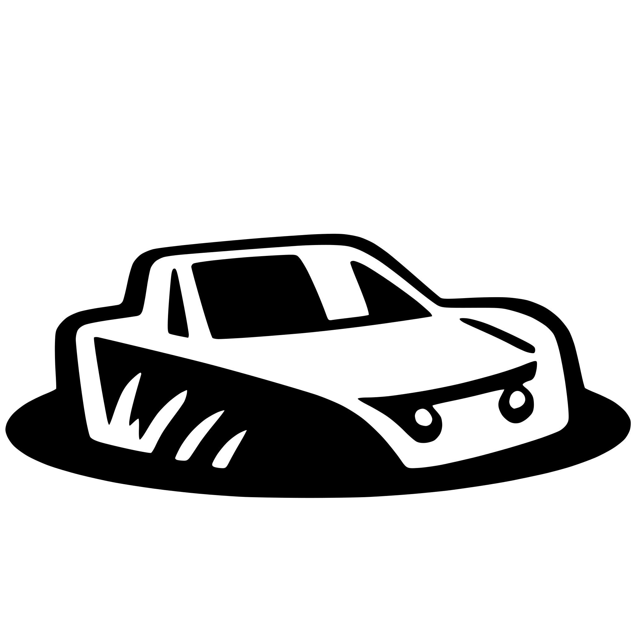 AI-generated SVG of 'car fast road'