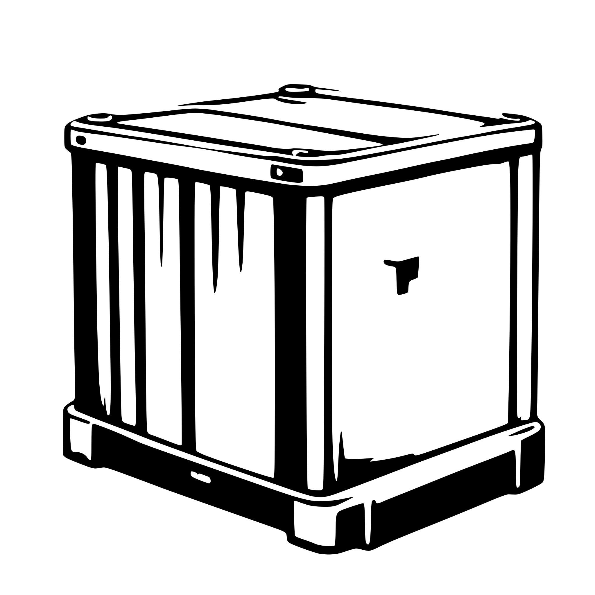 AI-generated SVG of 'block container for equipment'