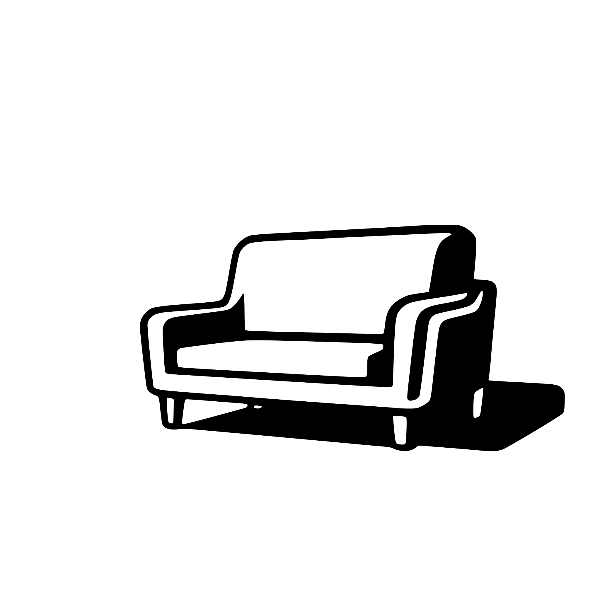 AI-generated SVG of a couch