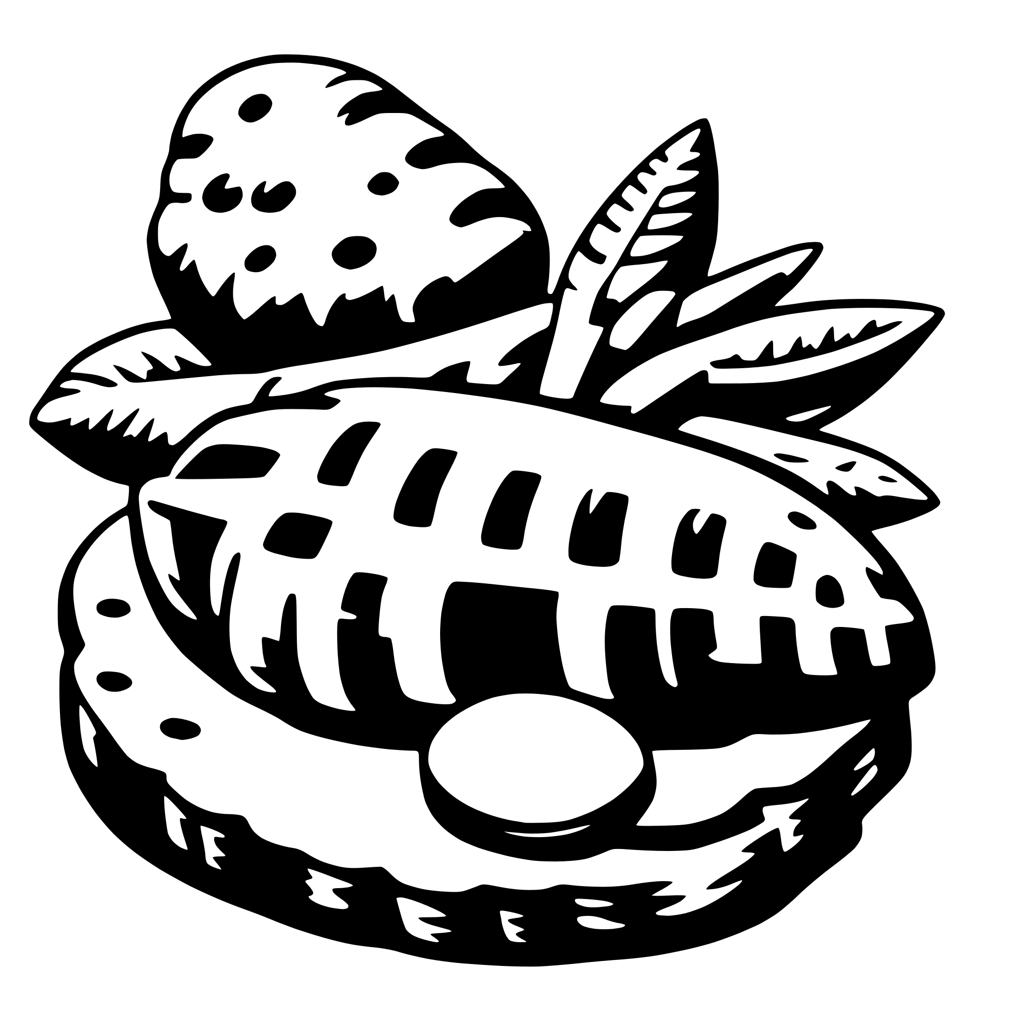 AI-generated SVG of a shellfish