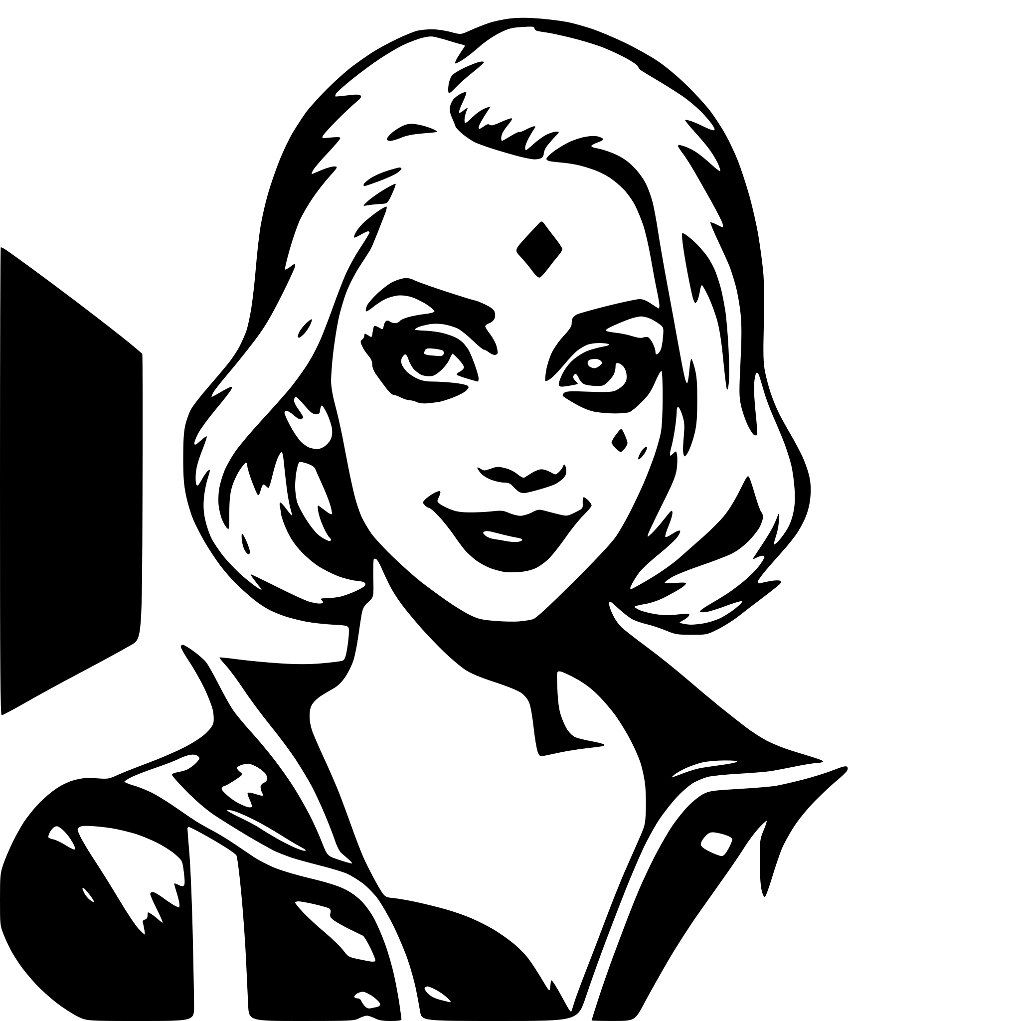 AI-generated SVG of 'harley quinn'