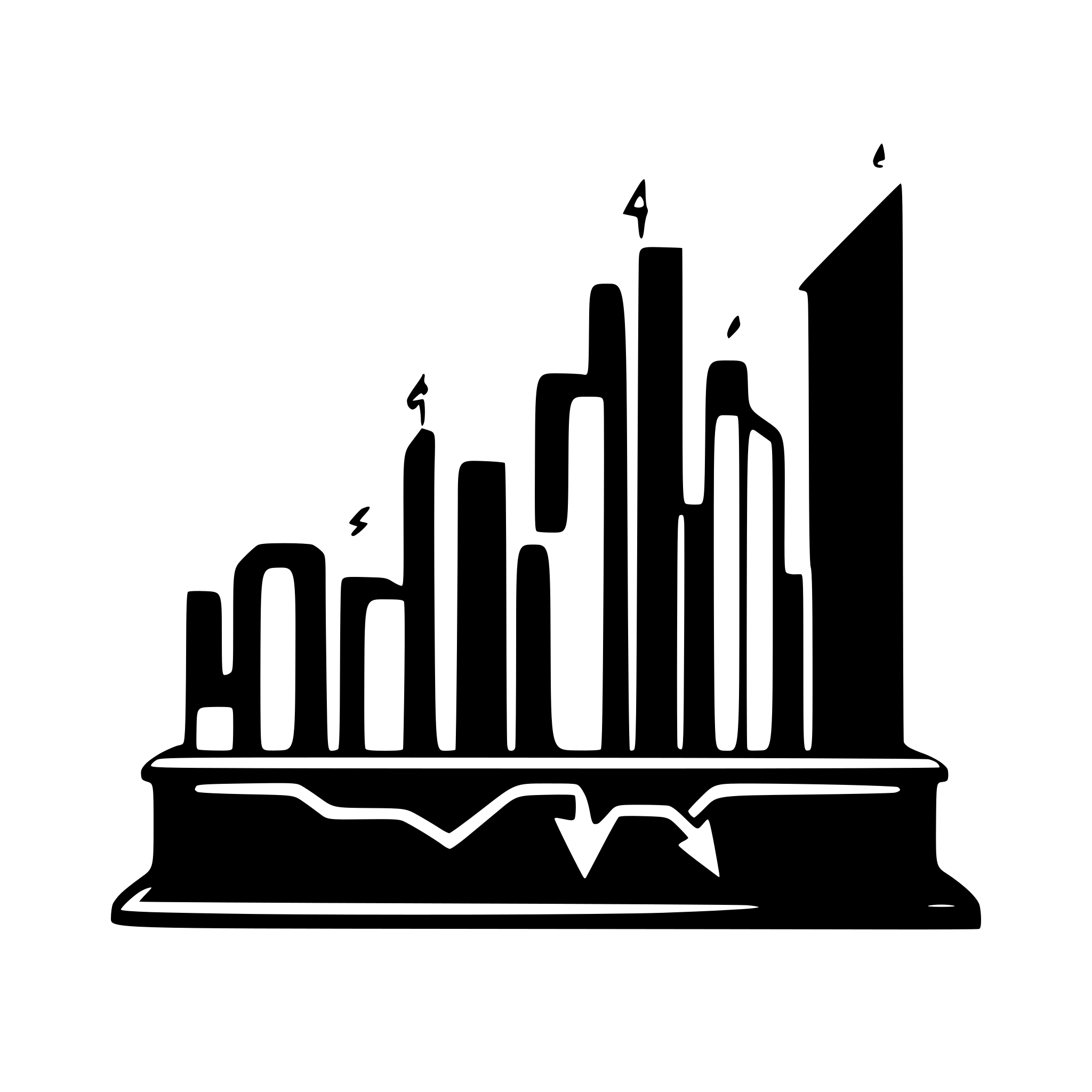 AI-generated SVG of a Stock Chart Up Simulation Profit