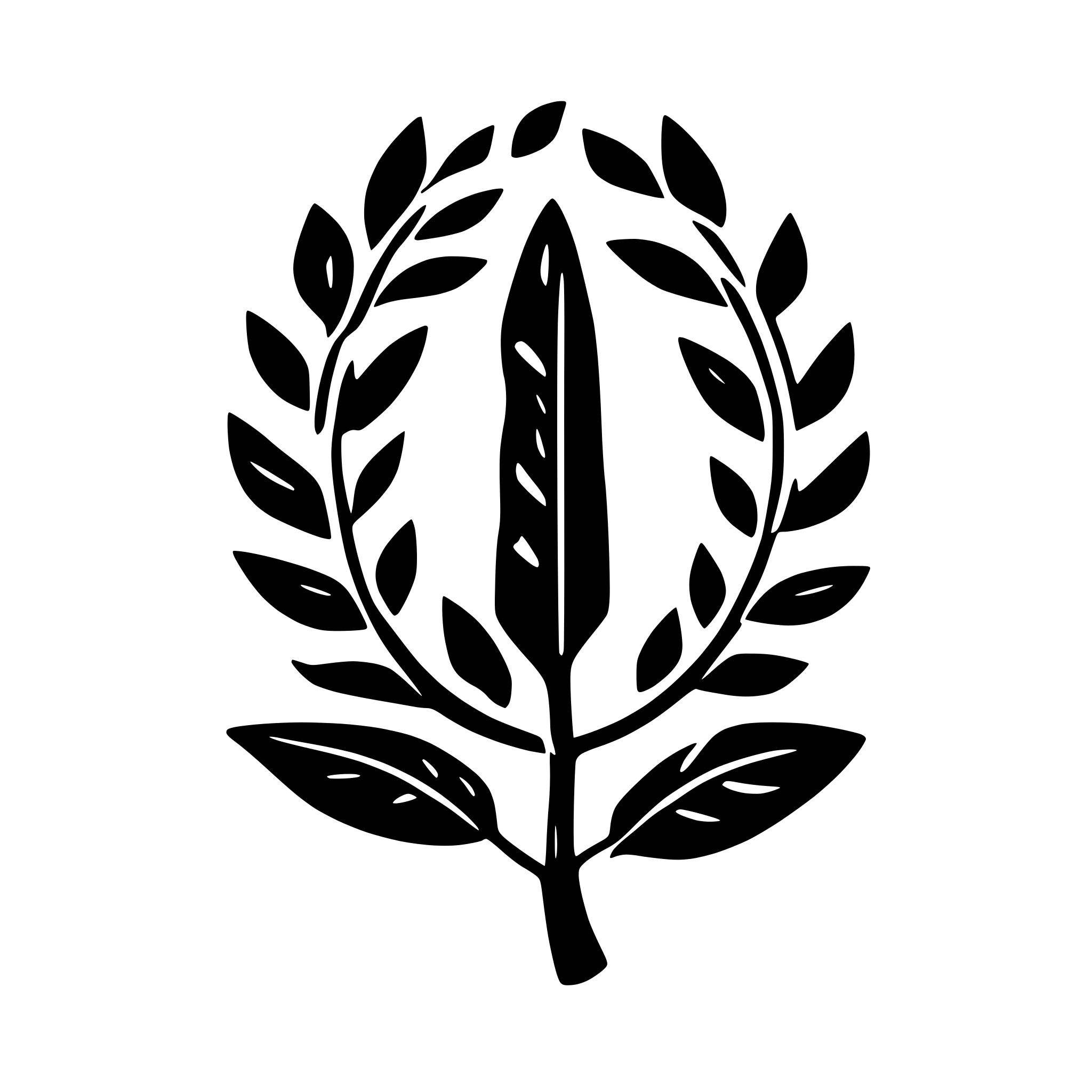 AI-generated SVG of 'laurel wreath'