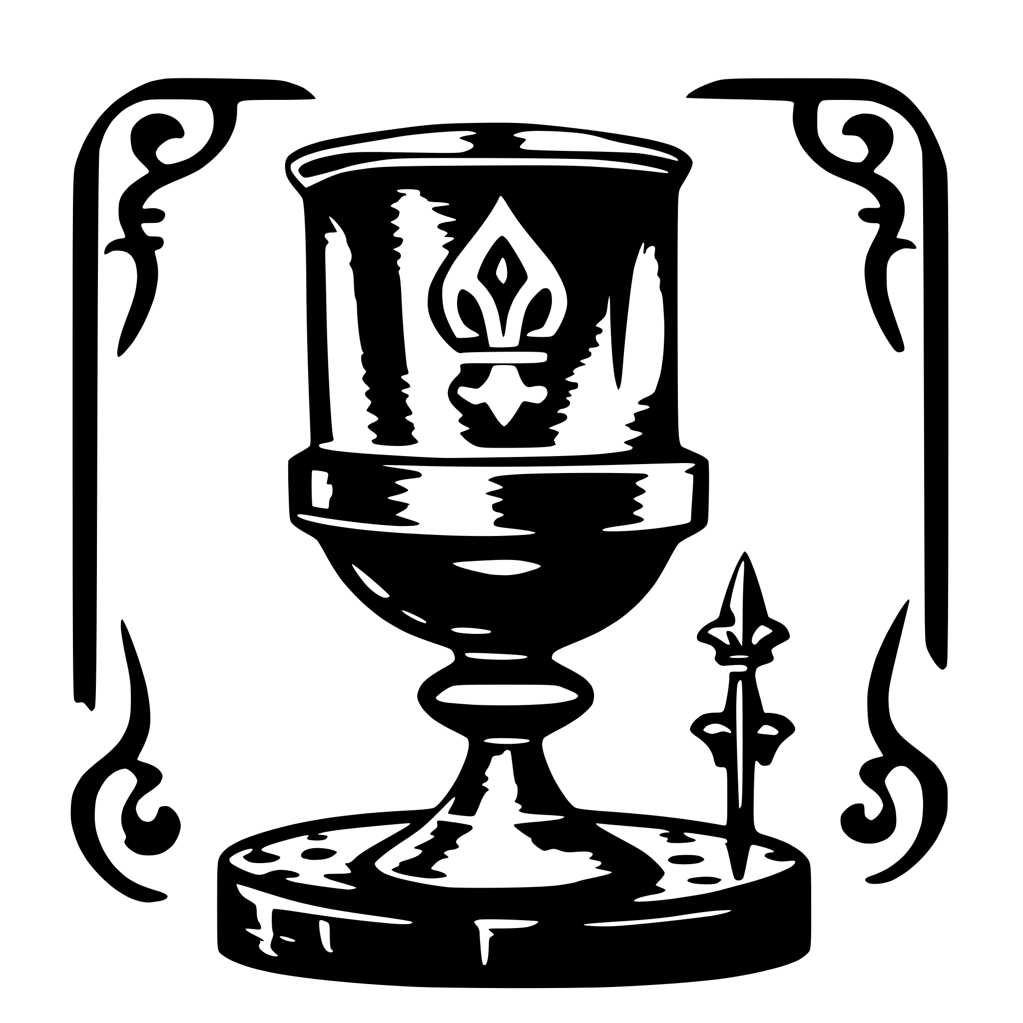 AI-generated SVG of a Medieval red chalice with fleur-de-lys emblem of Florence city in square logo, sumi-e ink art style, Japanese hanko seal design, rich textures, and elegant calligraphic stroke.