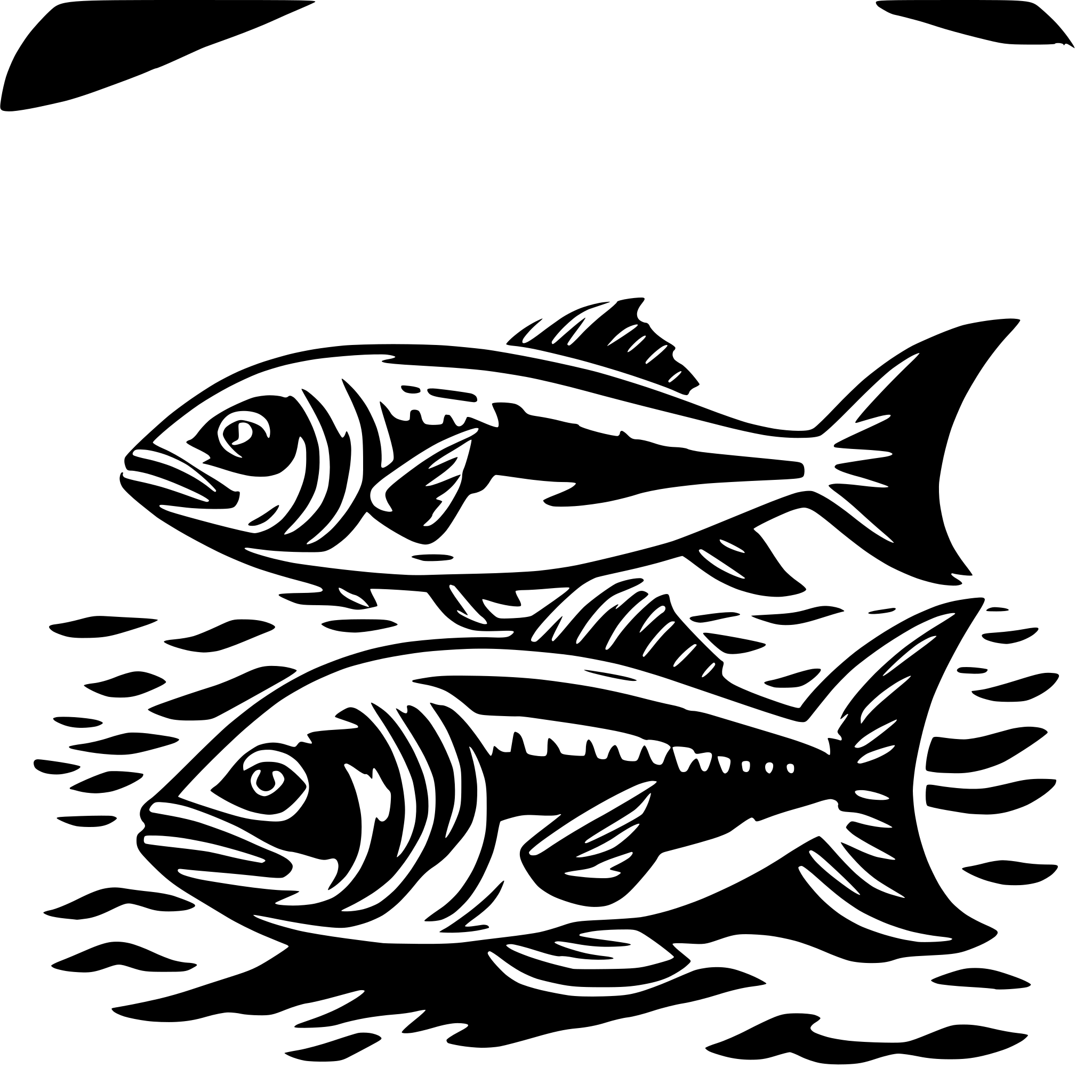 AI-generated SVG of 'generate fish in the sea'