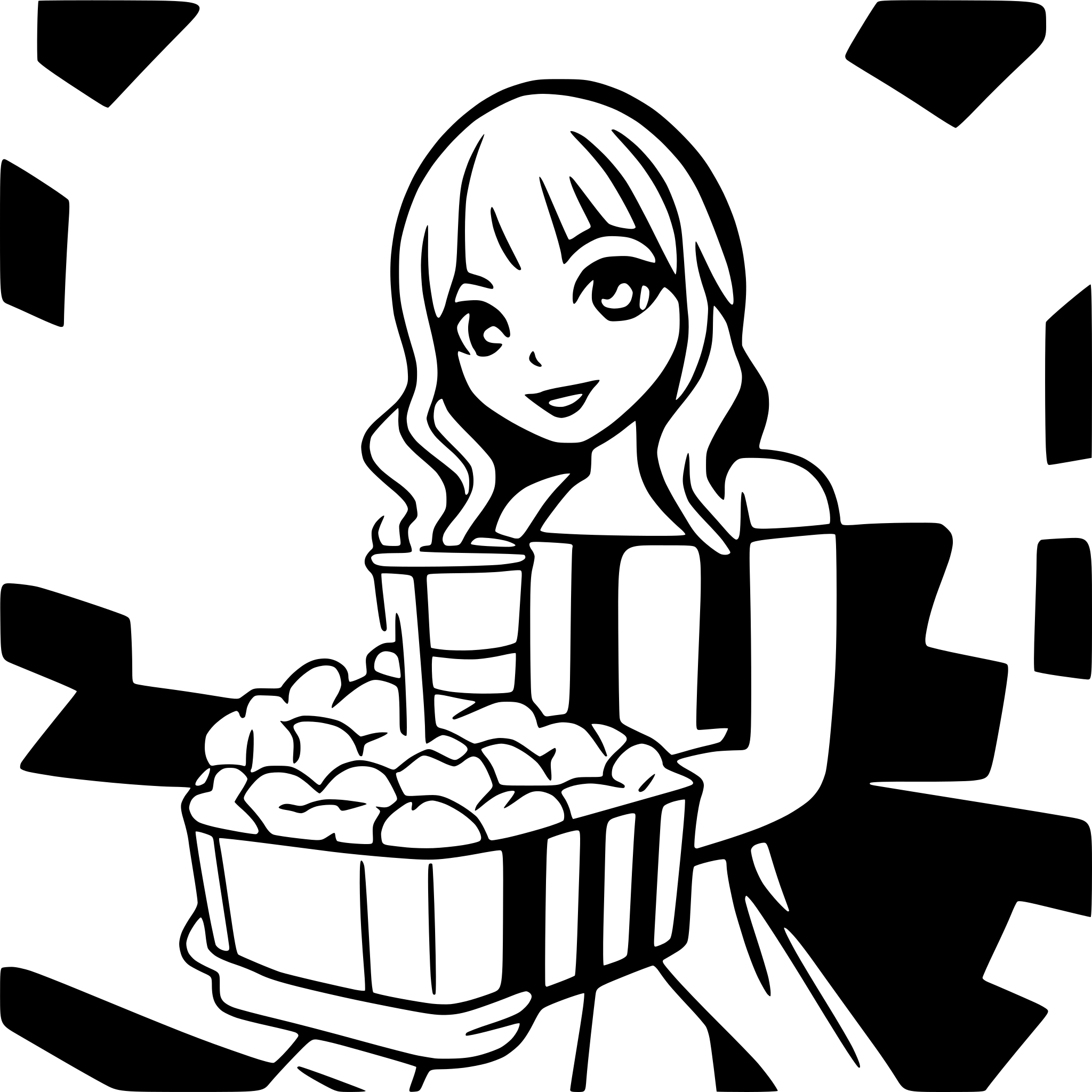 AI-generated SVG of a Movie Night