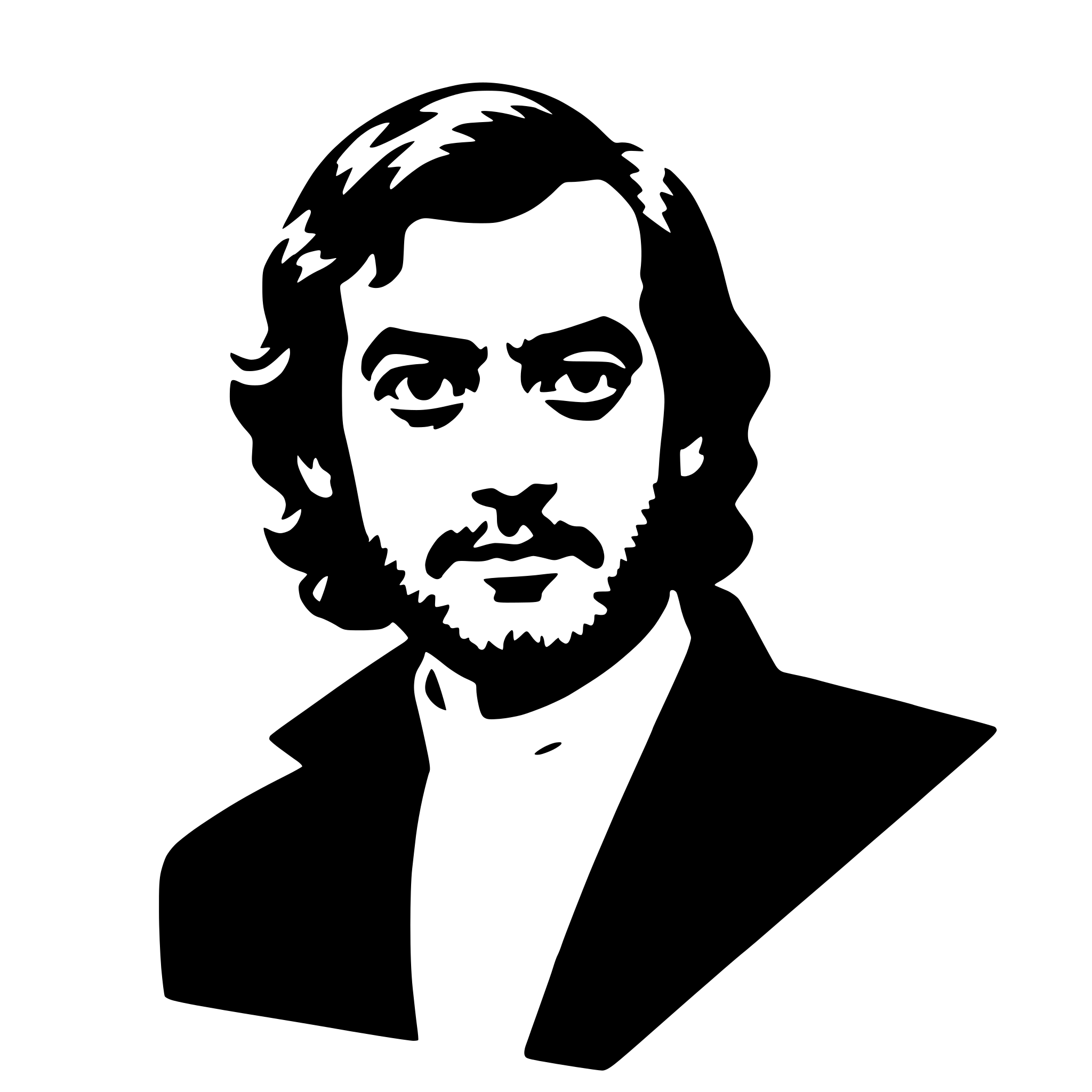 AI-generated SVG of a stanley kubrick