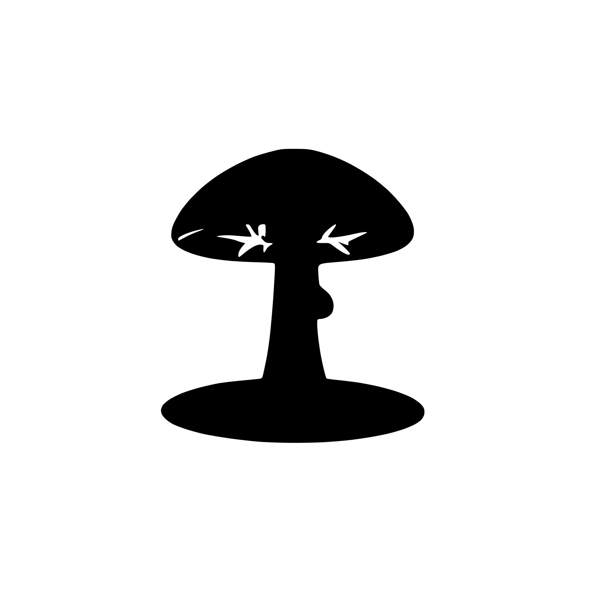 AI-generated SVG of a mushroom telekom