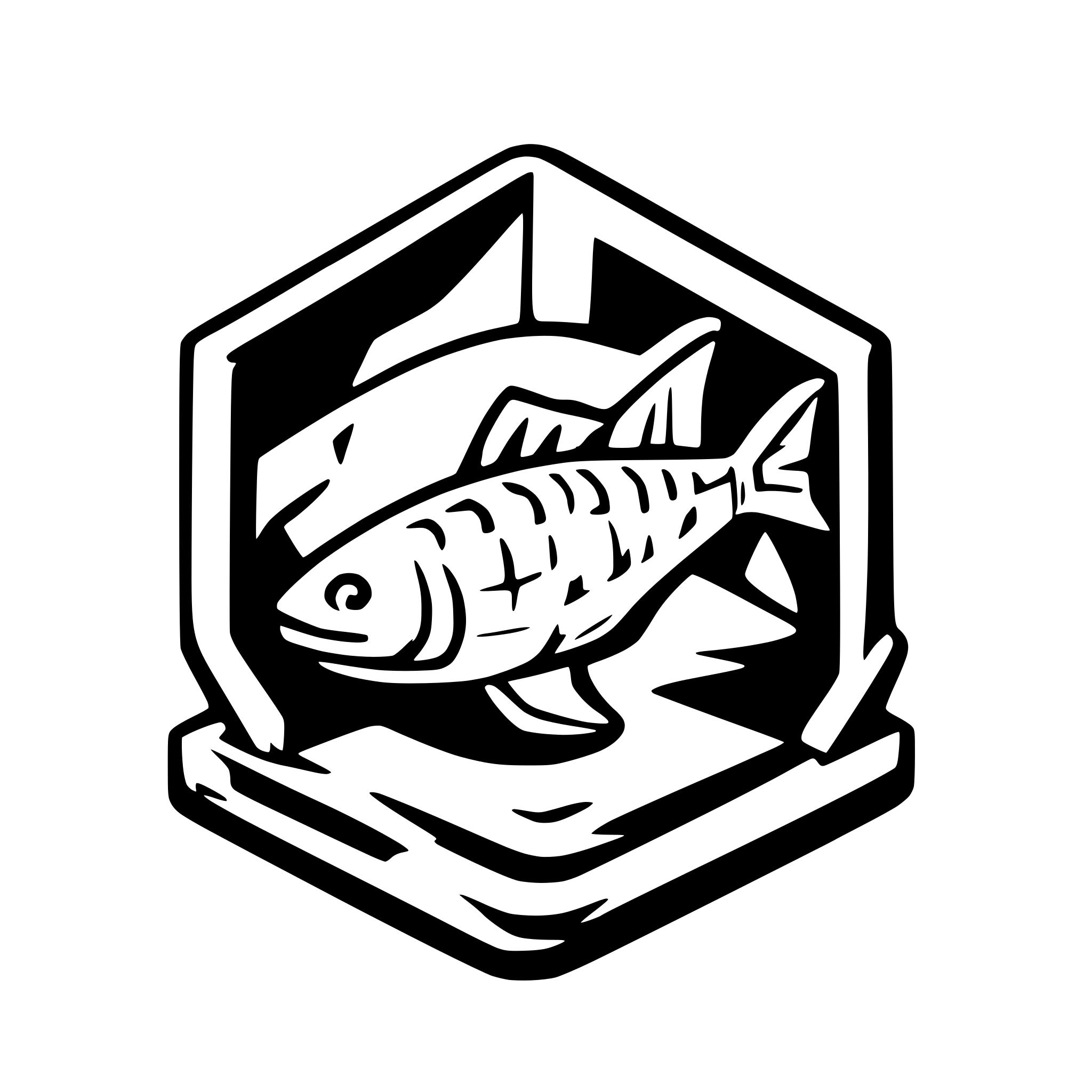 AI-generated SVG of a Stockfish chess engine swimming on the Internet