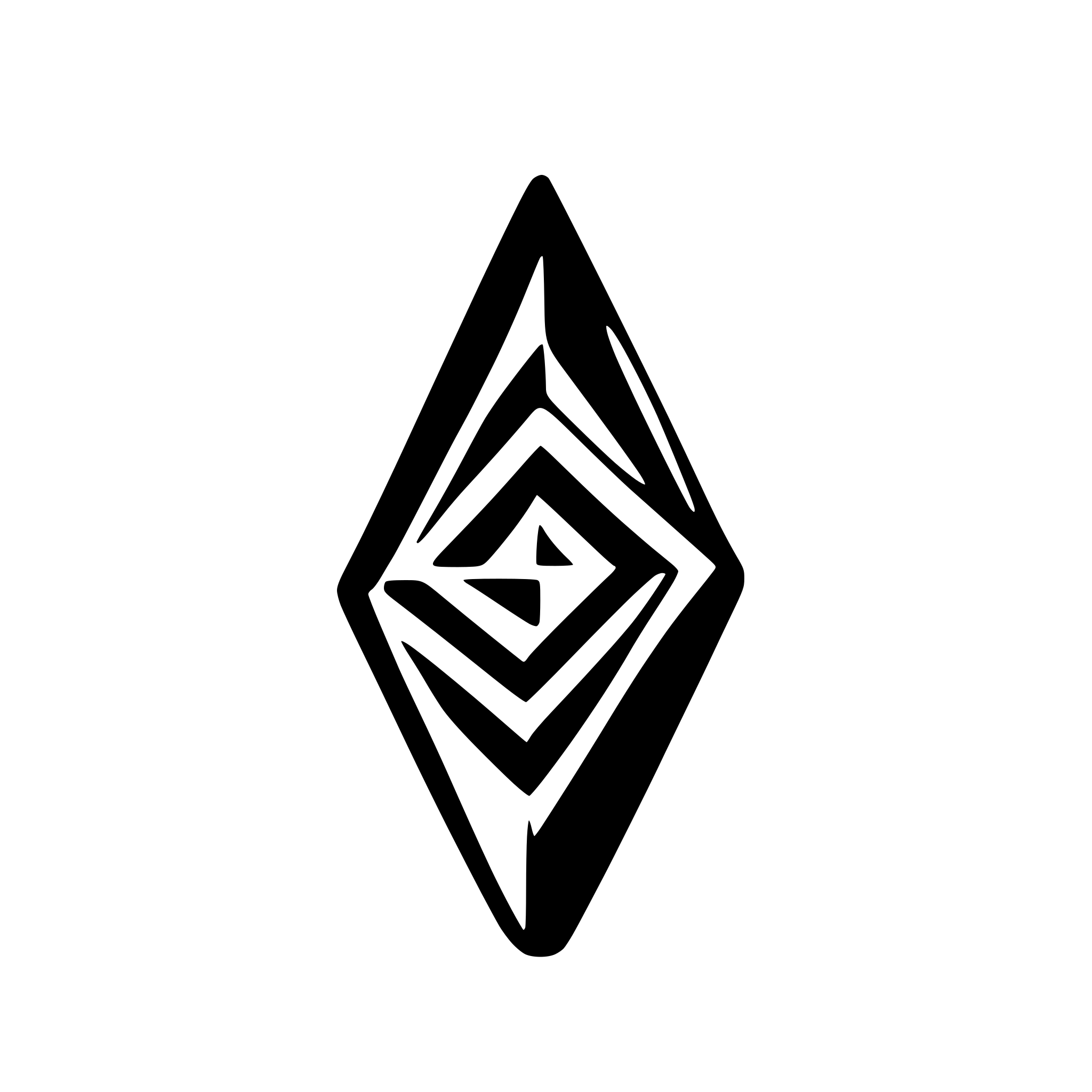 AI-generated SVG of a tribal tattoo