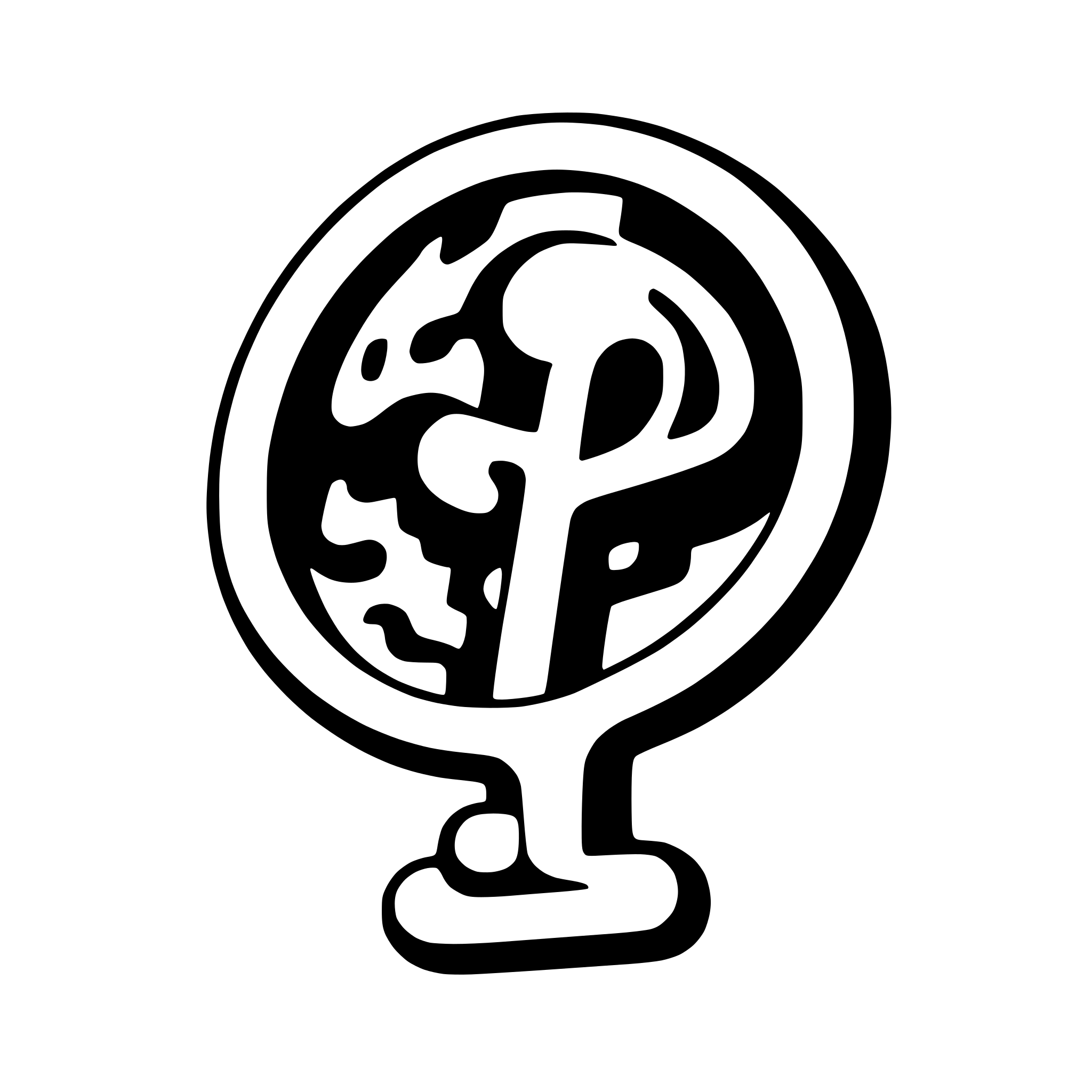 AI-generated SVG of a maps with a question mark like google maps