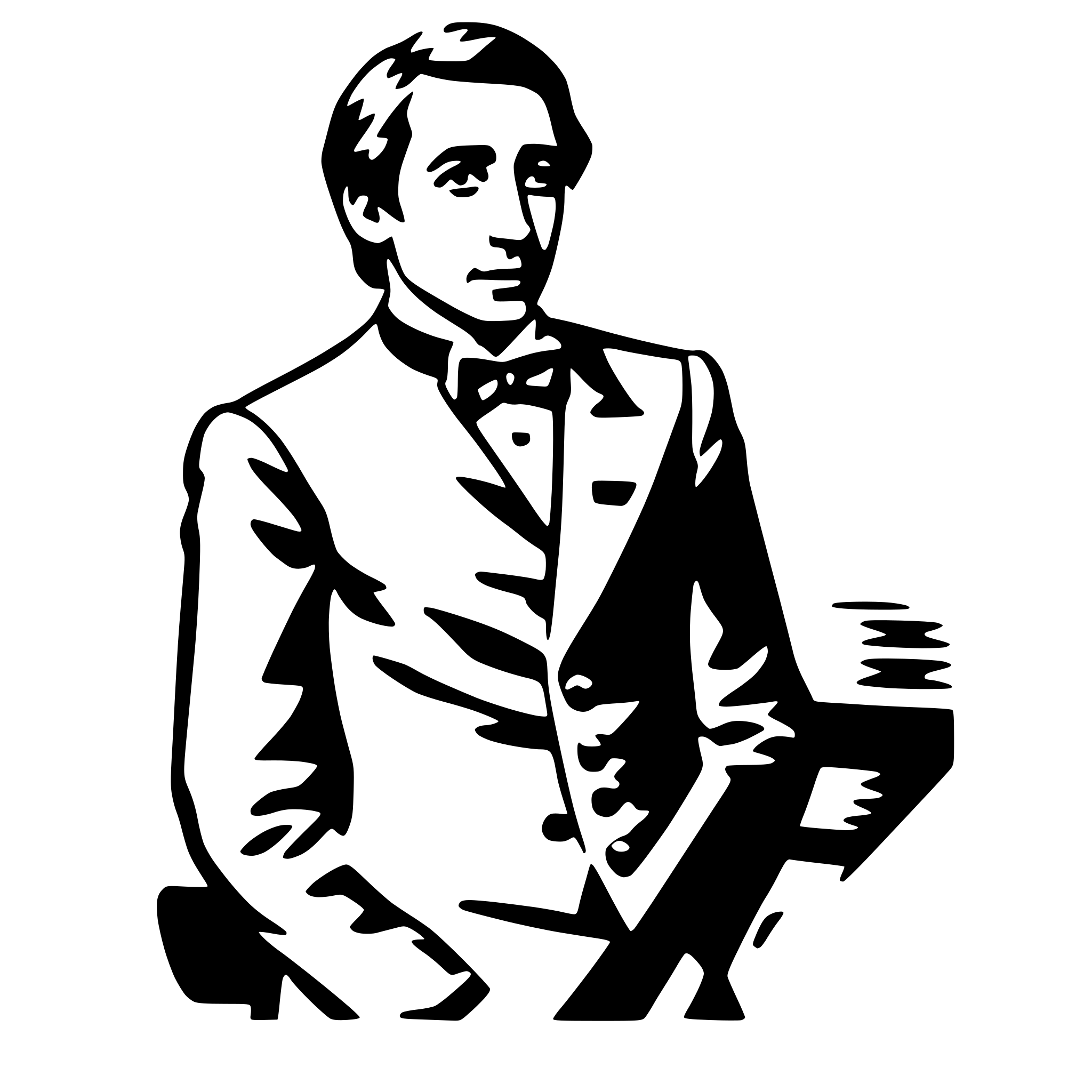 AI-generated SVG of a edgar degas