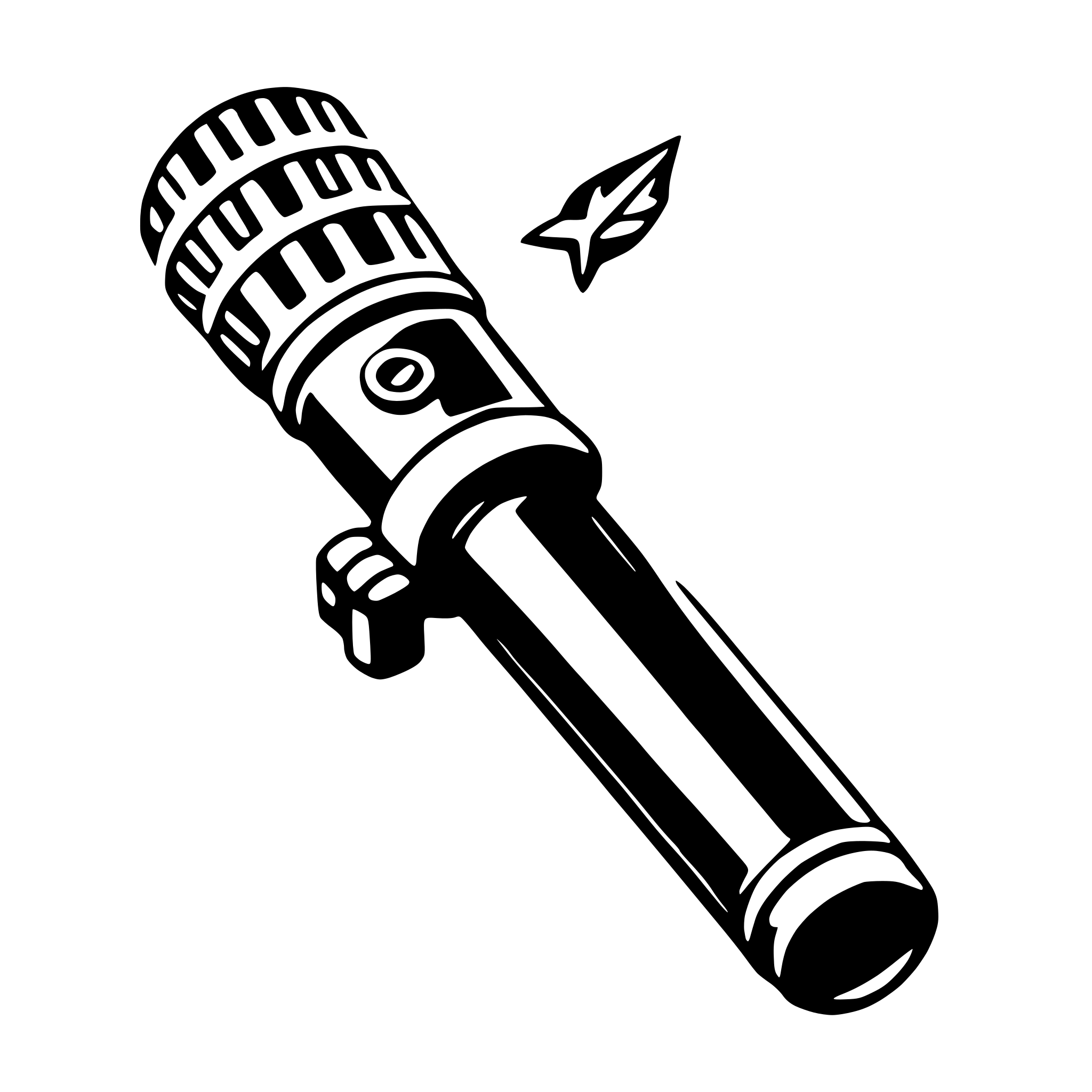 AI-generated SVG of a recorder