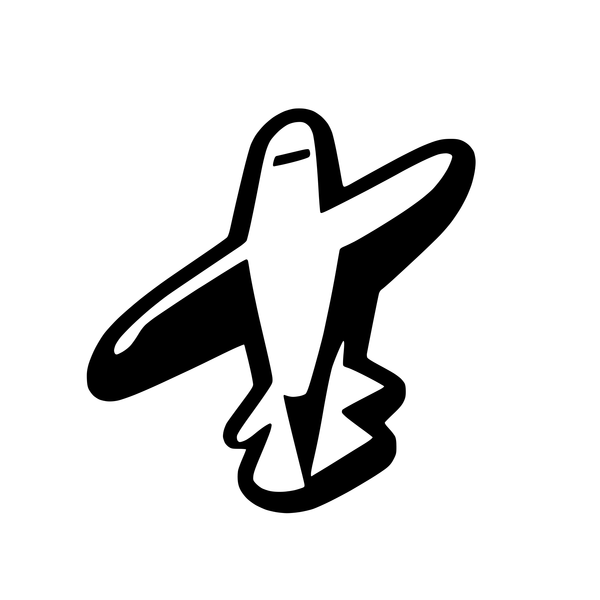 AI-generated SVG of a airplane