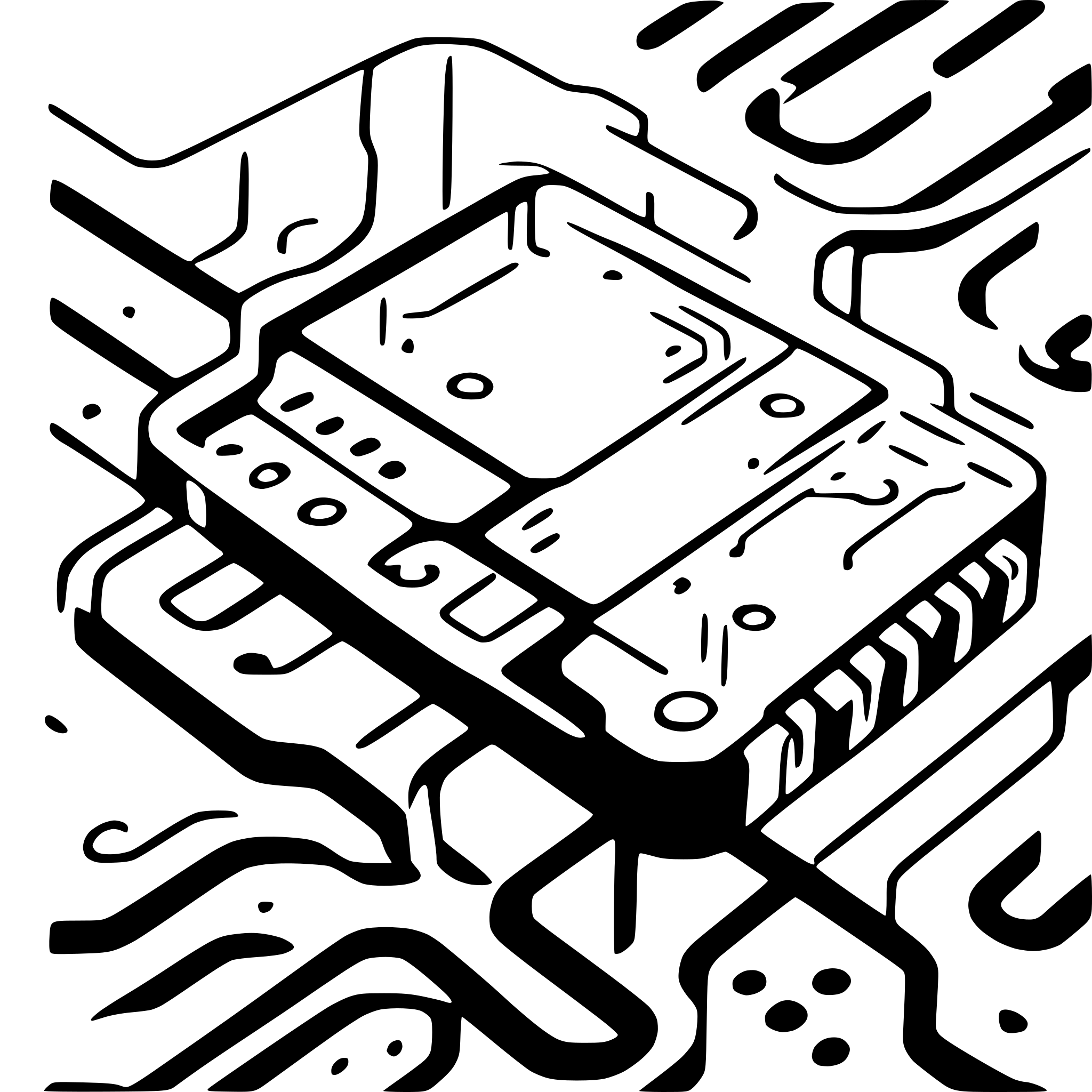 AI-generated SVG of 'electrical pcb traces'