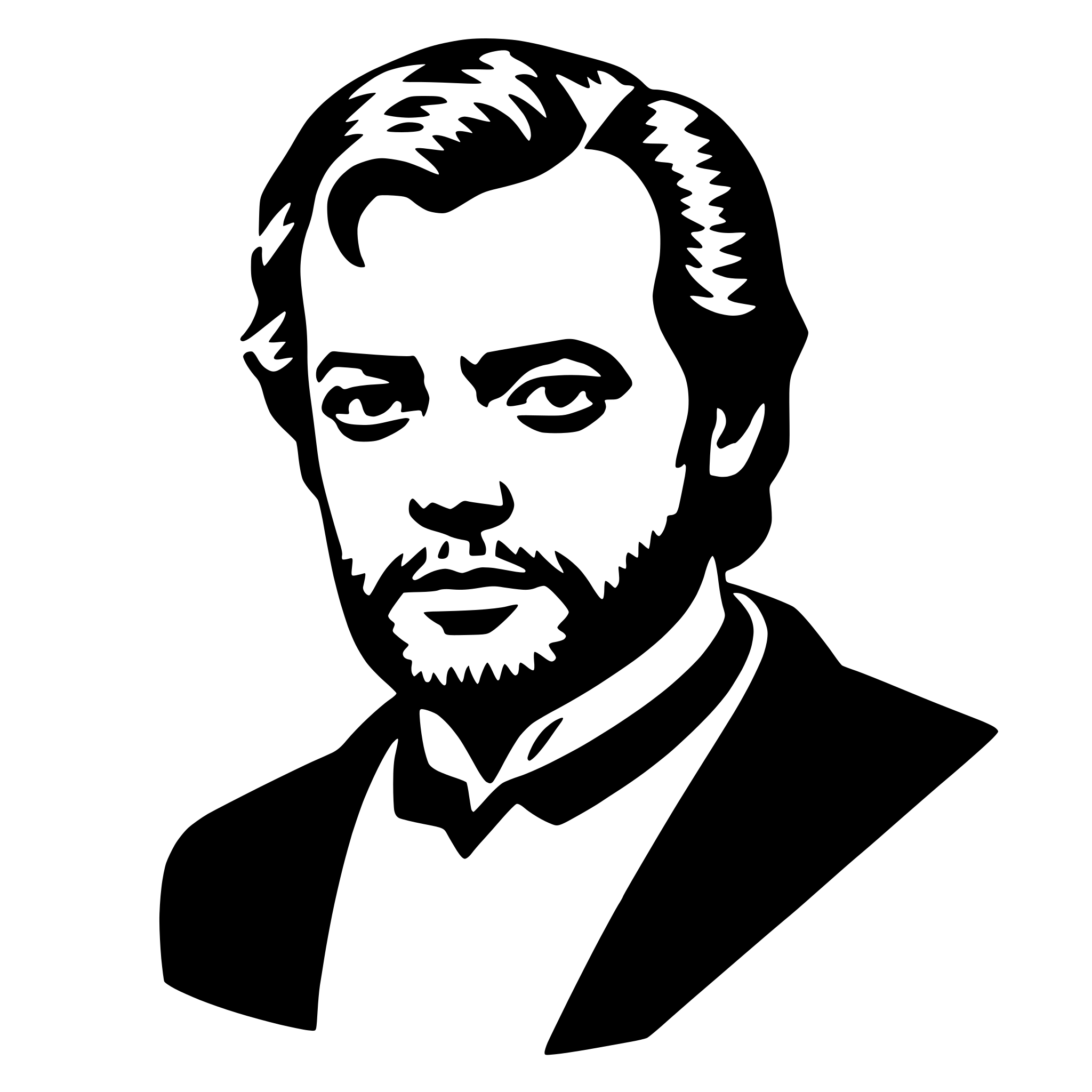AI-generated SVG of a orson welles