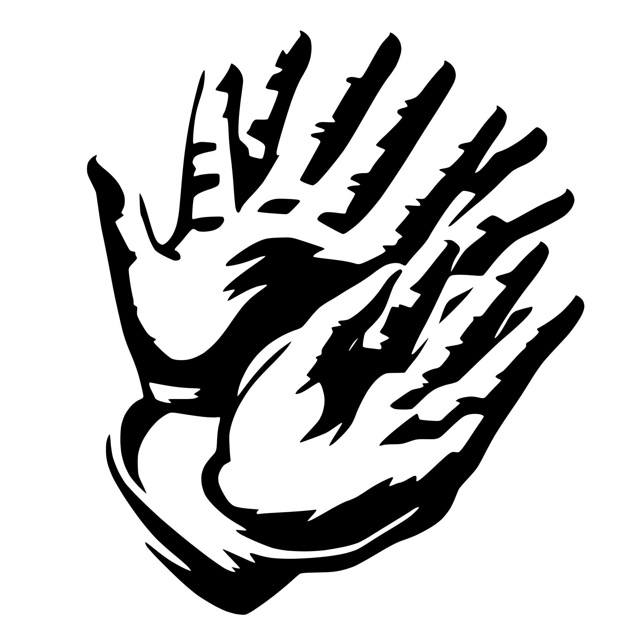 AI-generated SVG of 'music hands'