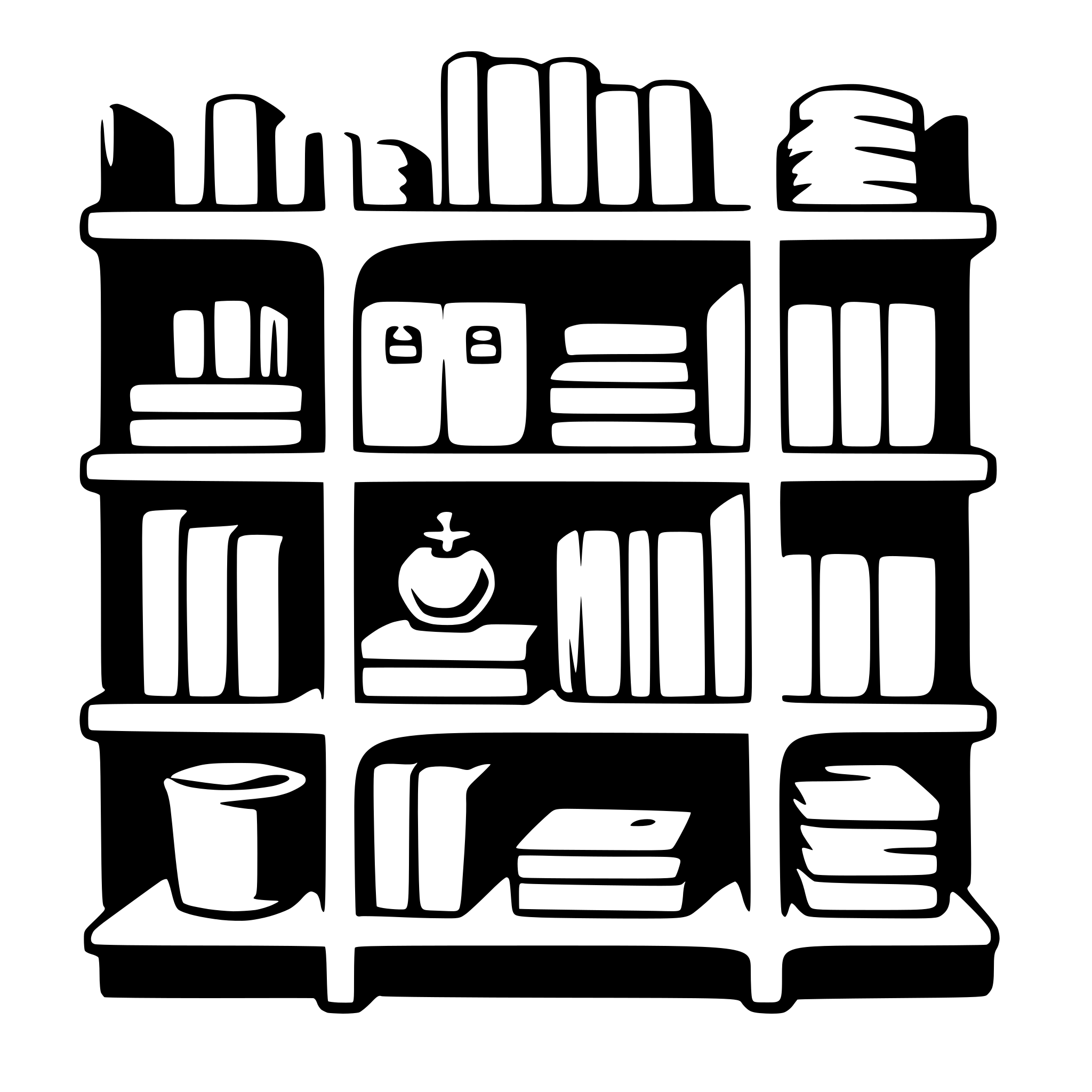 AI-generated SVG of 'bookshelf'