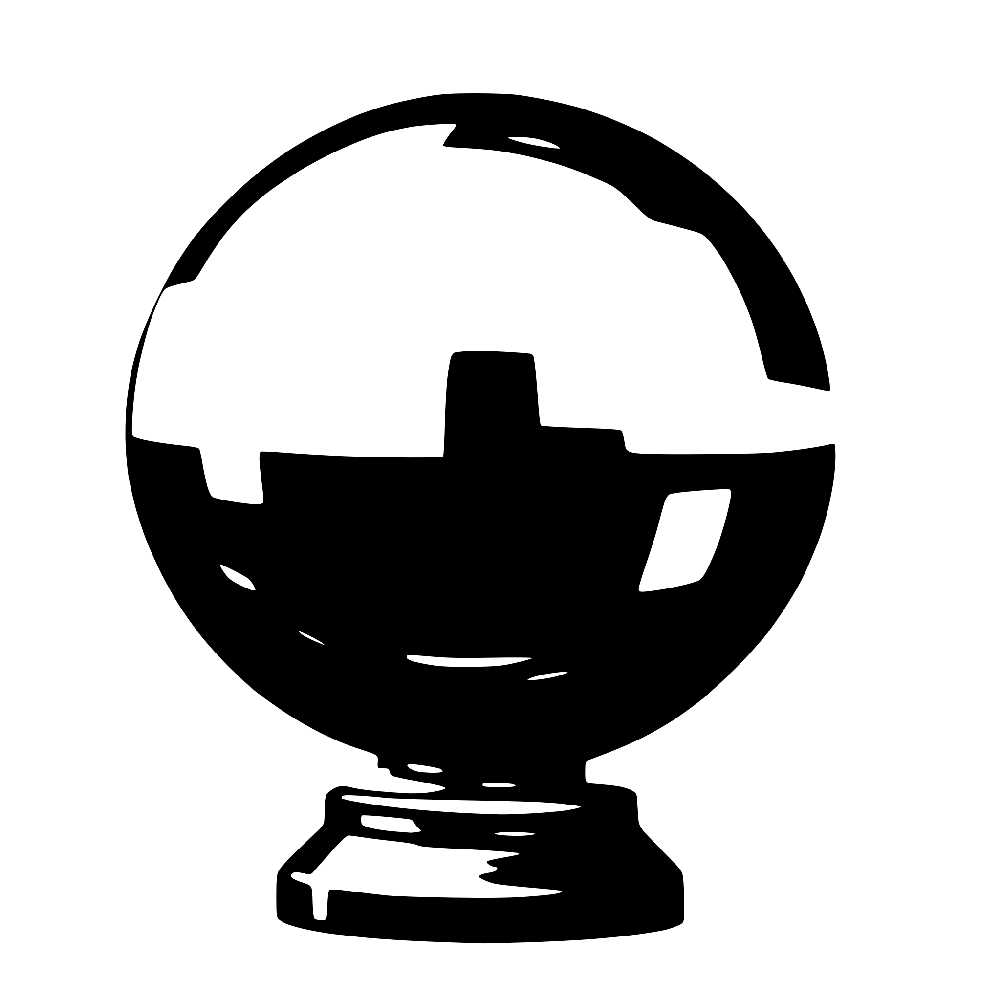 AI-generated SVG of 'glassy sphere'