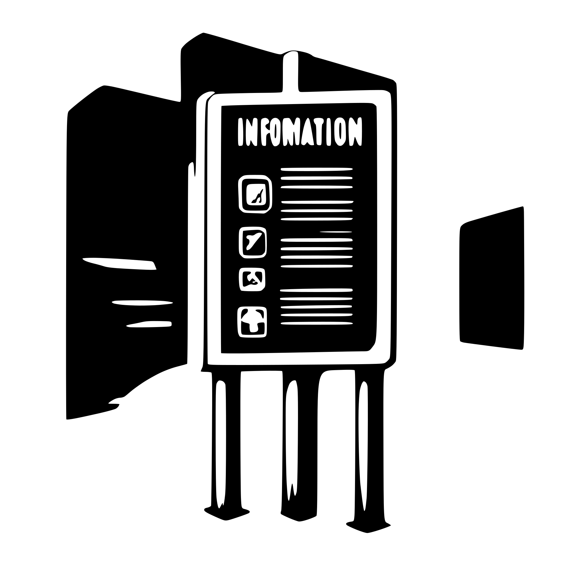AI-generated SVG of a information notice