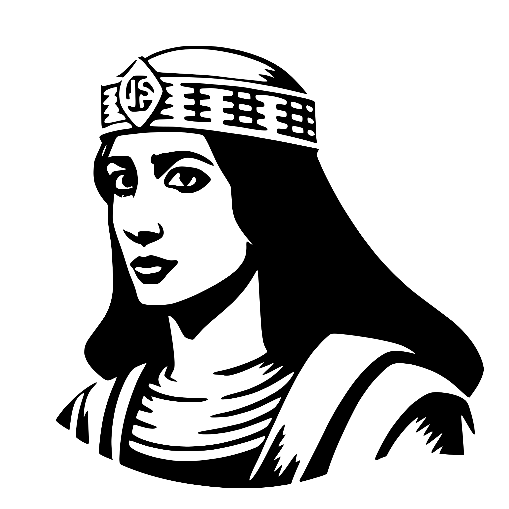 AI-generated SVG of a isis