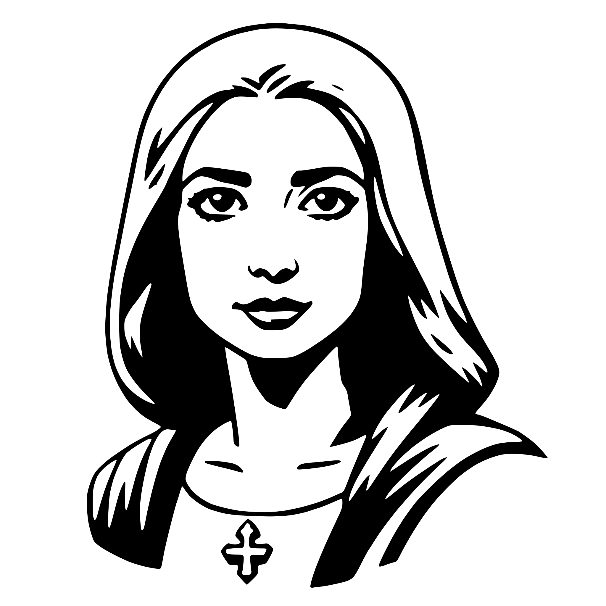AI-generated SVG of 'brigid'
