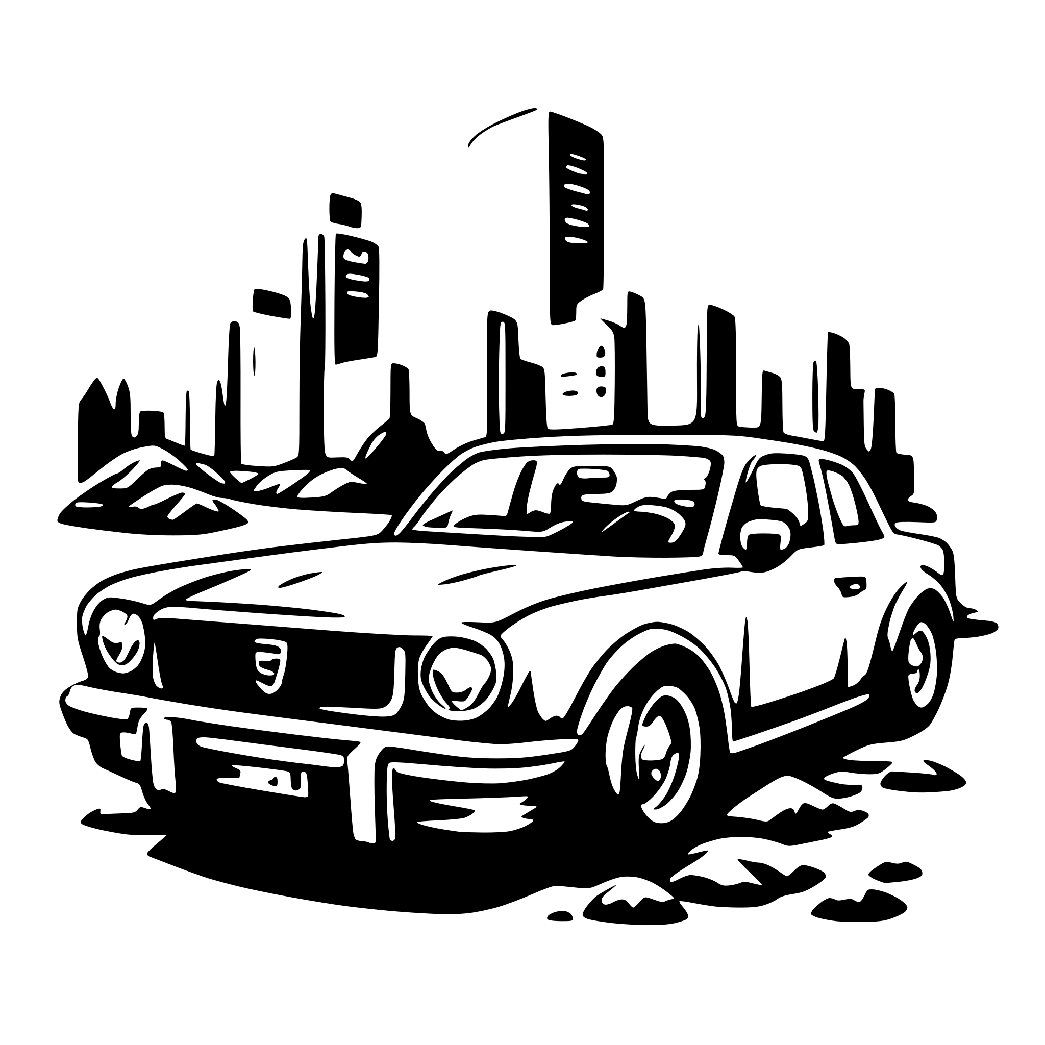 AI-generated SVG of 'car crush'
