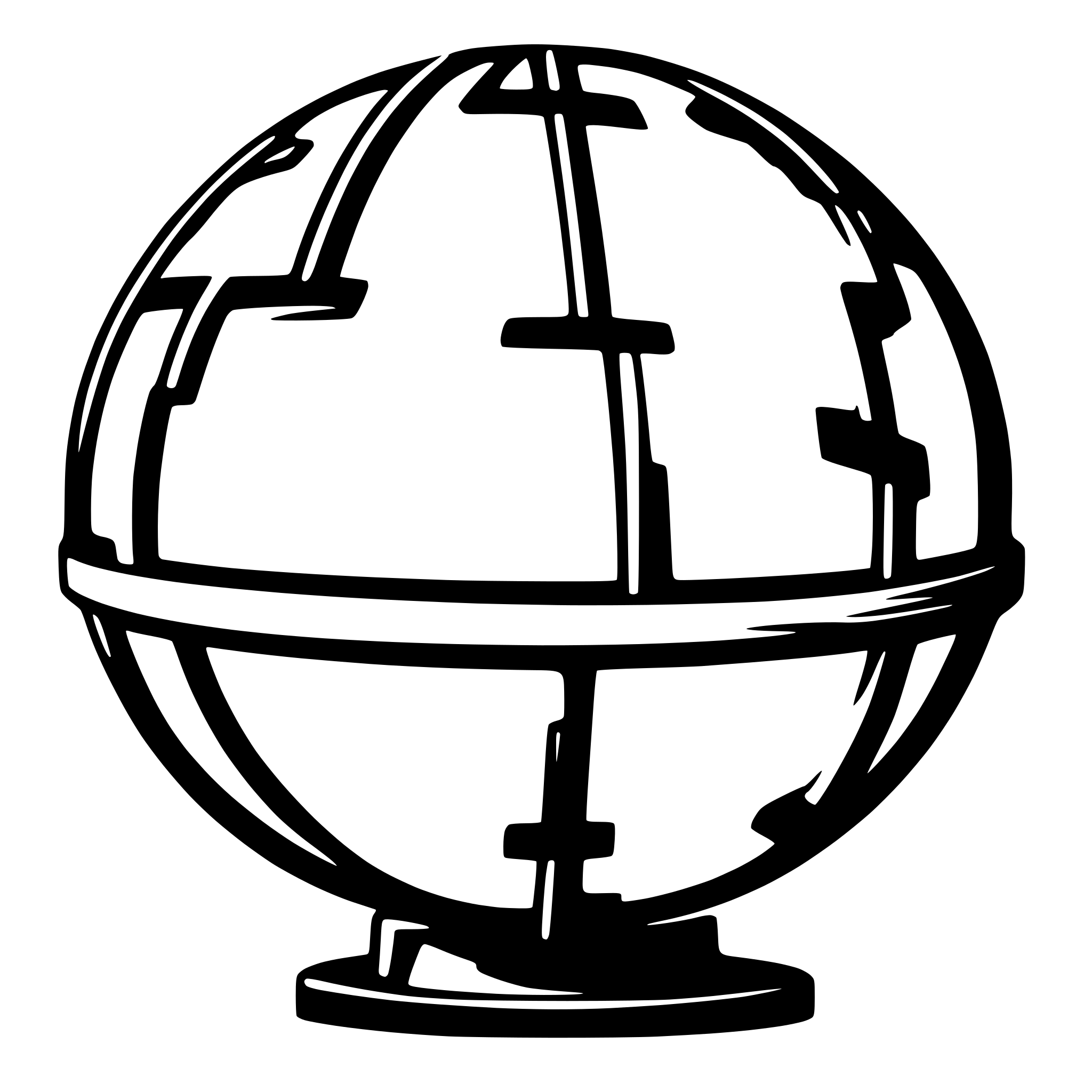 AI-generated SVG of 'un globe 3D interconnecté'