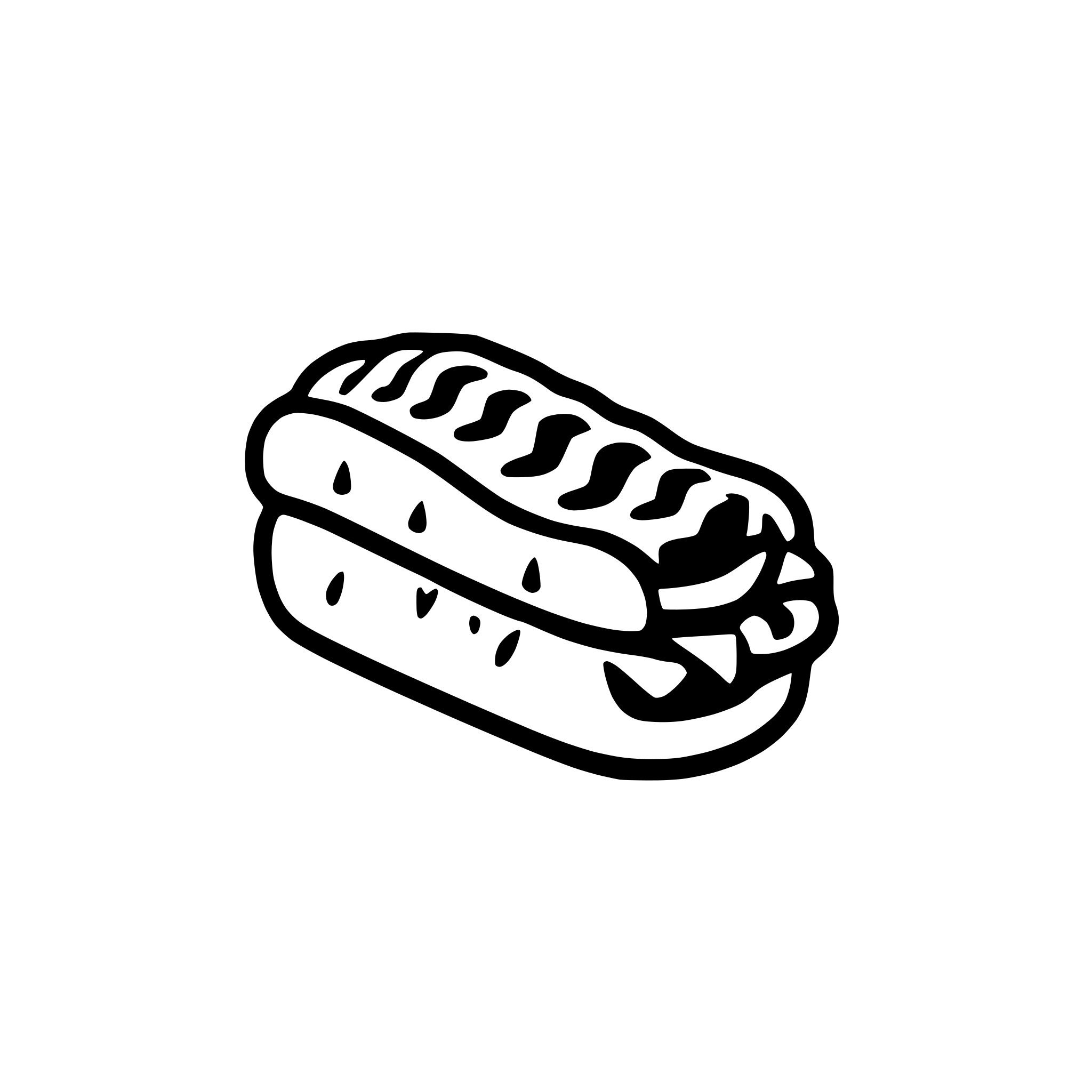 AI-generated SVG of a sandwich hot-dog