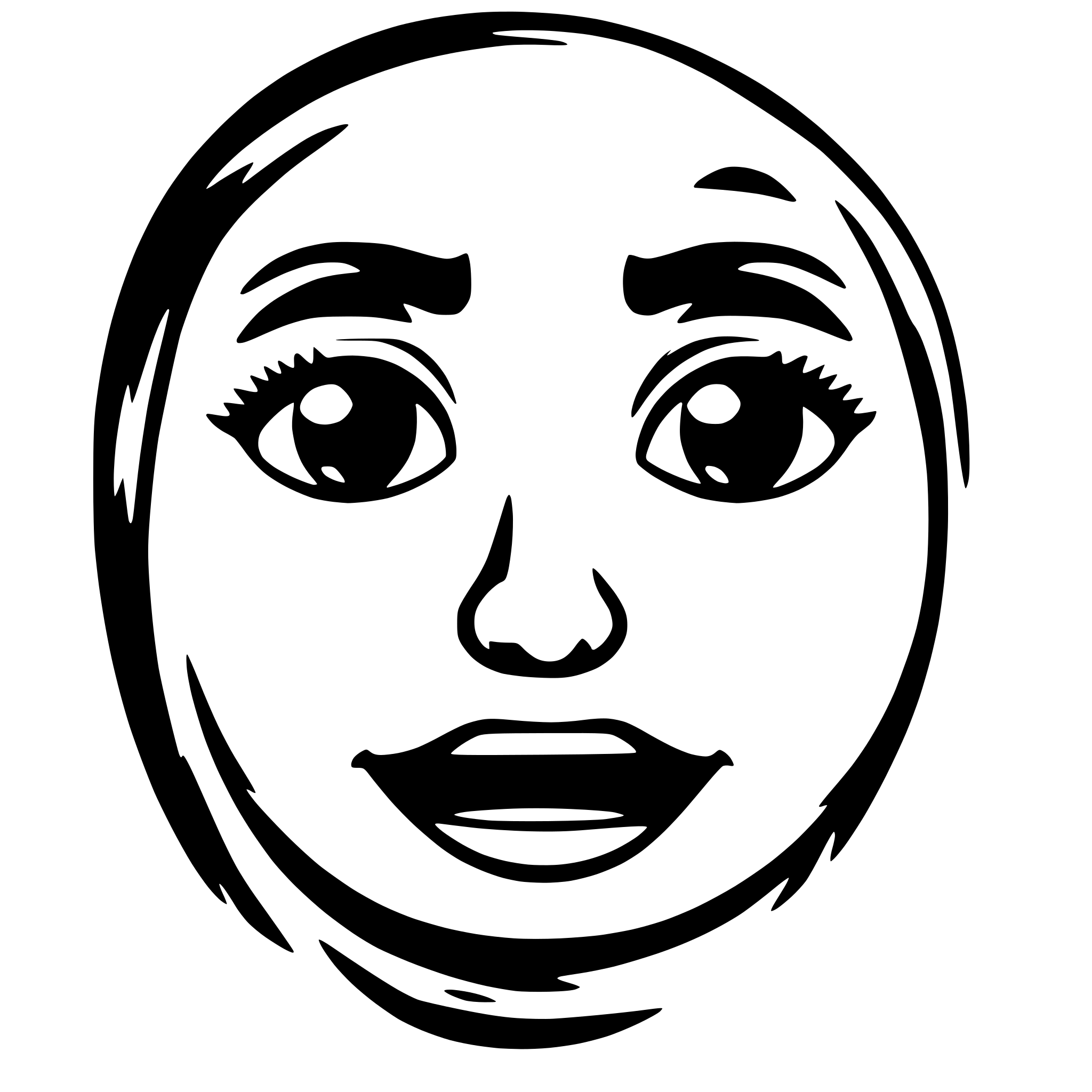 AI-generated SVG of 'crying face emoji'