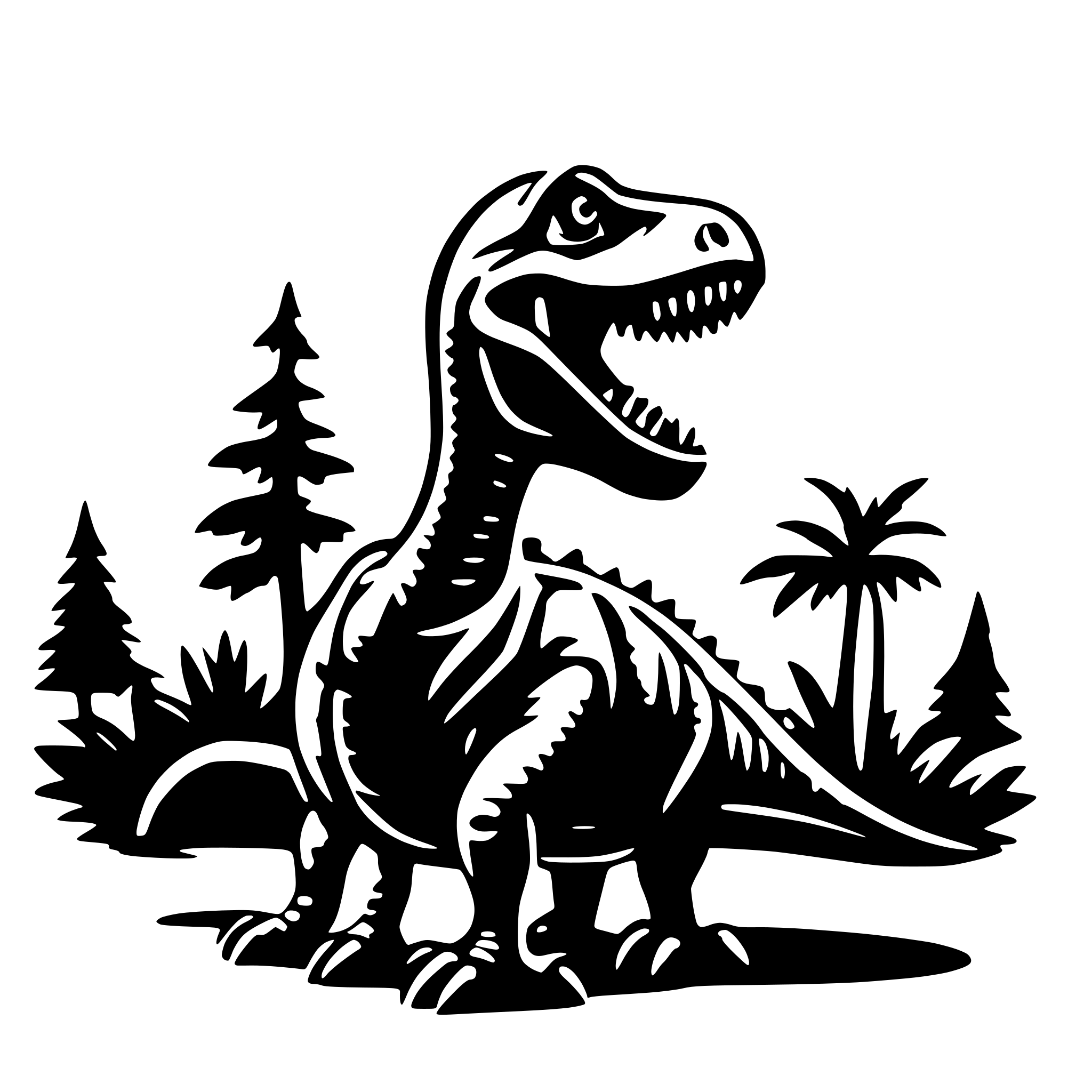 AI-generated SVG of 'dinosaur svg'
