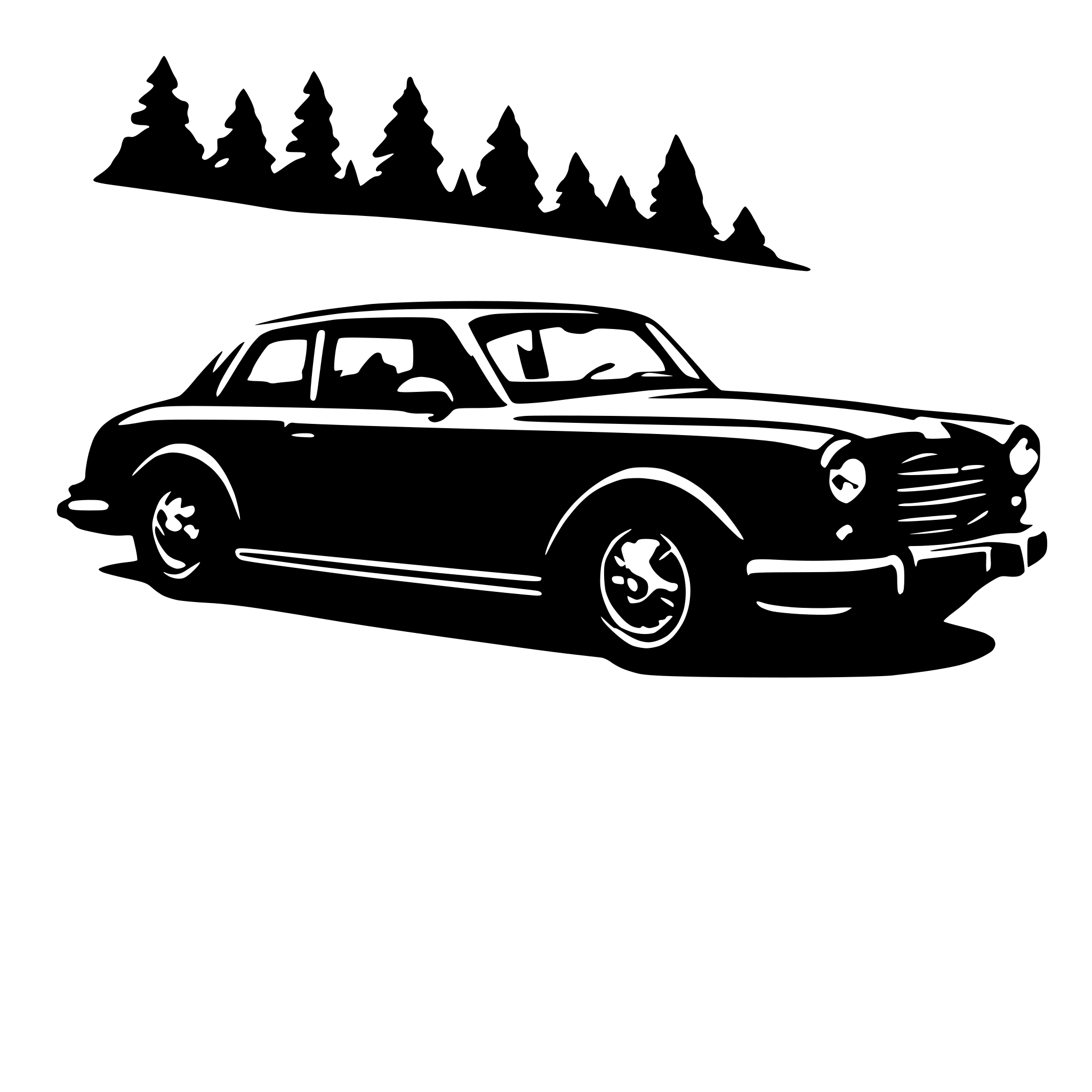 AI-generated SVG of a car