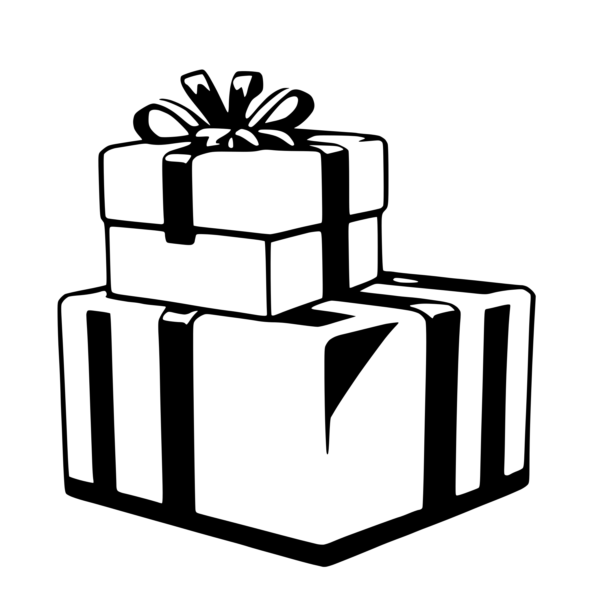 AI-generated SVG of 'christmas presents'