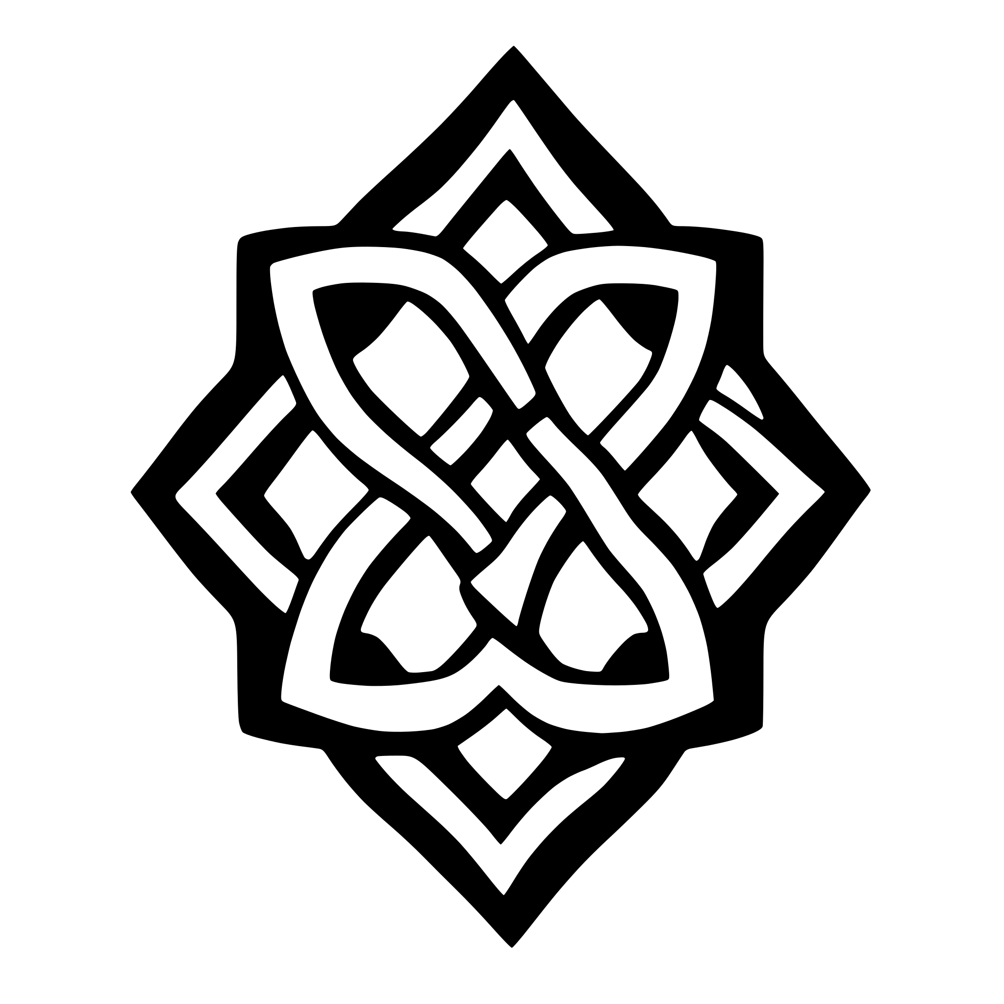 AI-generated SVG of 'celtic knot simple'