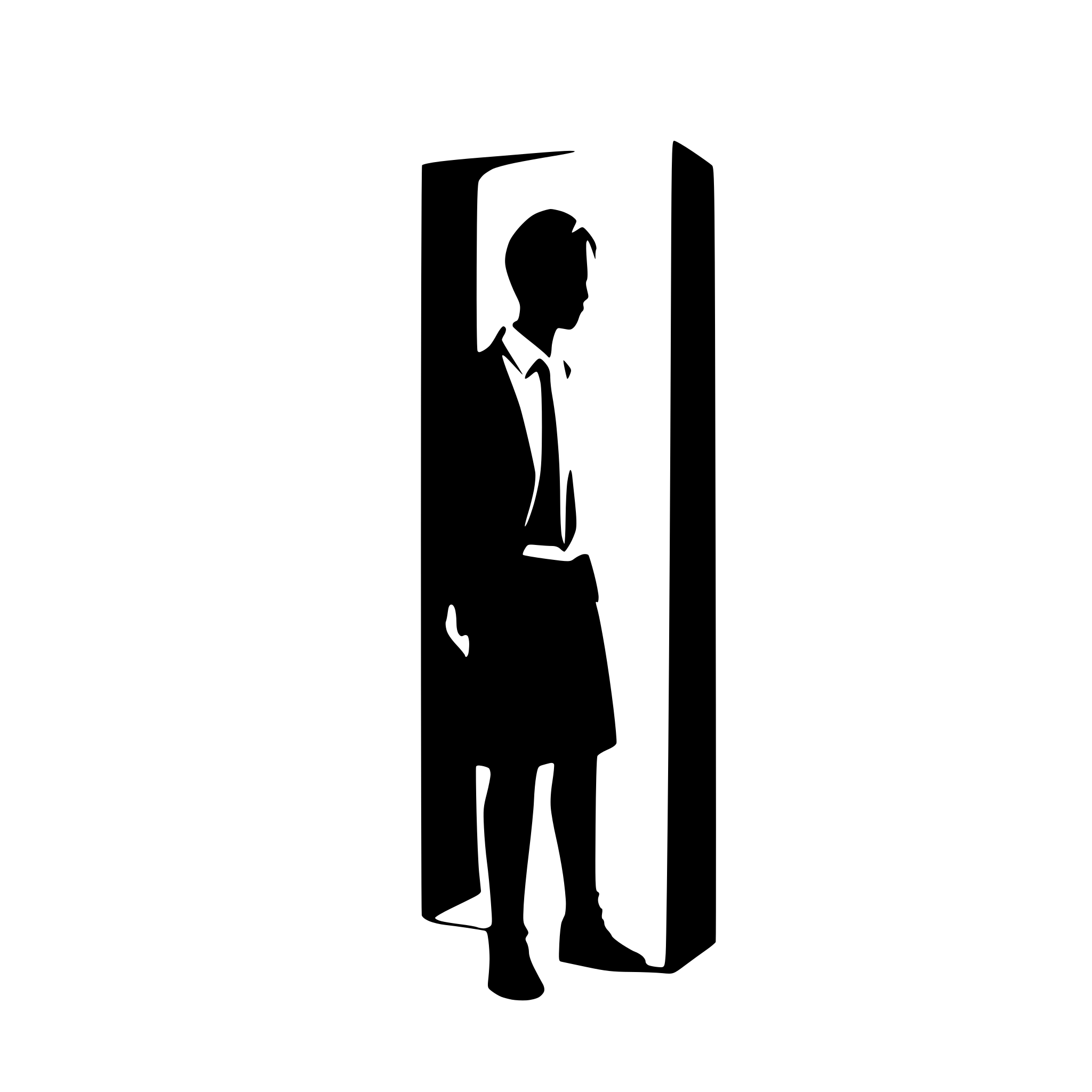 AI-generated SVG of a GUY PUSH BOX