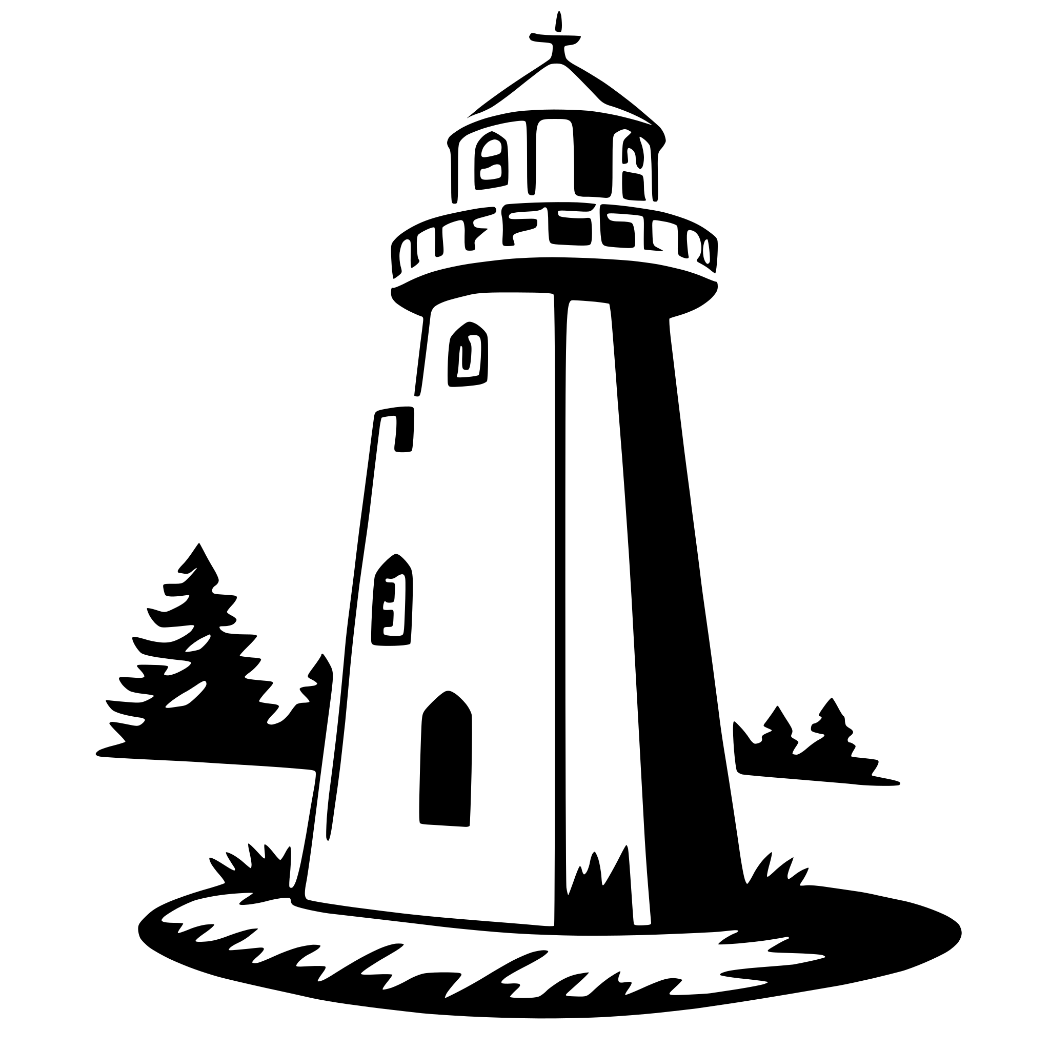 AI-generated SVG of a derrick
