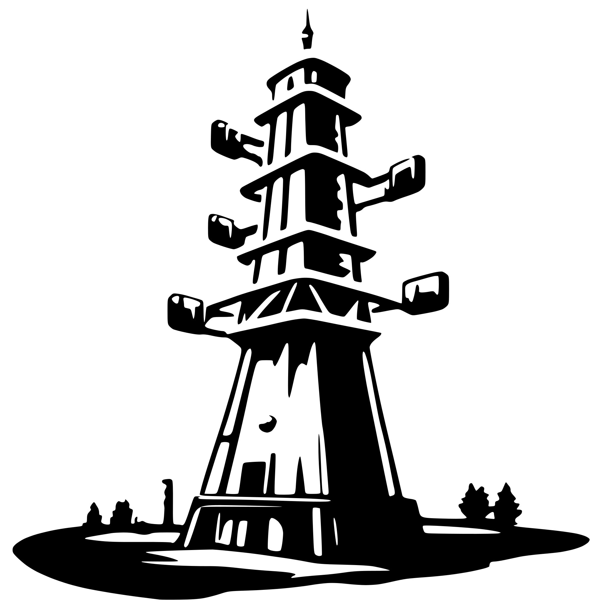 AI-generated SVG of 'Power system tower'