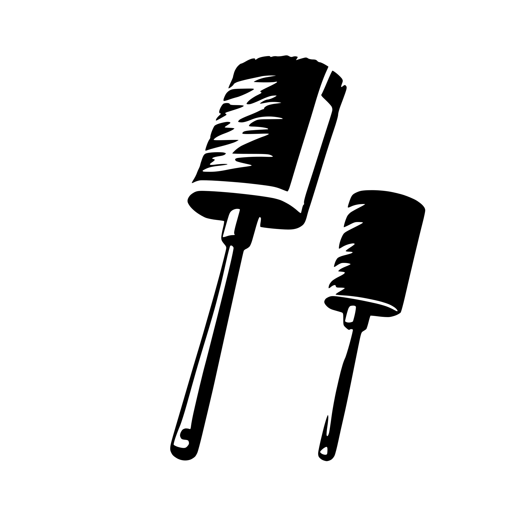 AI-generated SVG of a paint roller brush