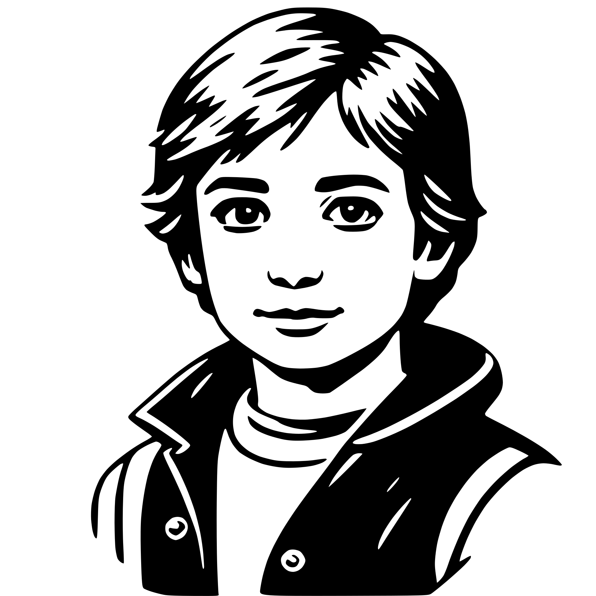 AI-generated SVG of 'boy'
