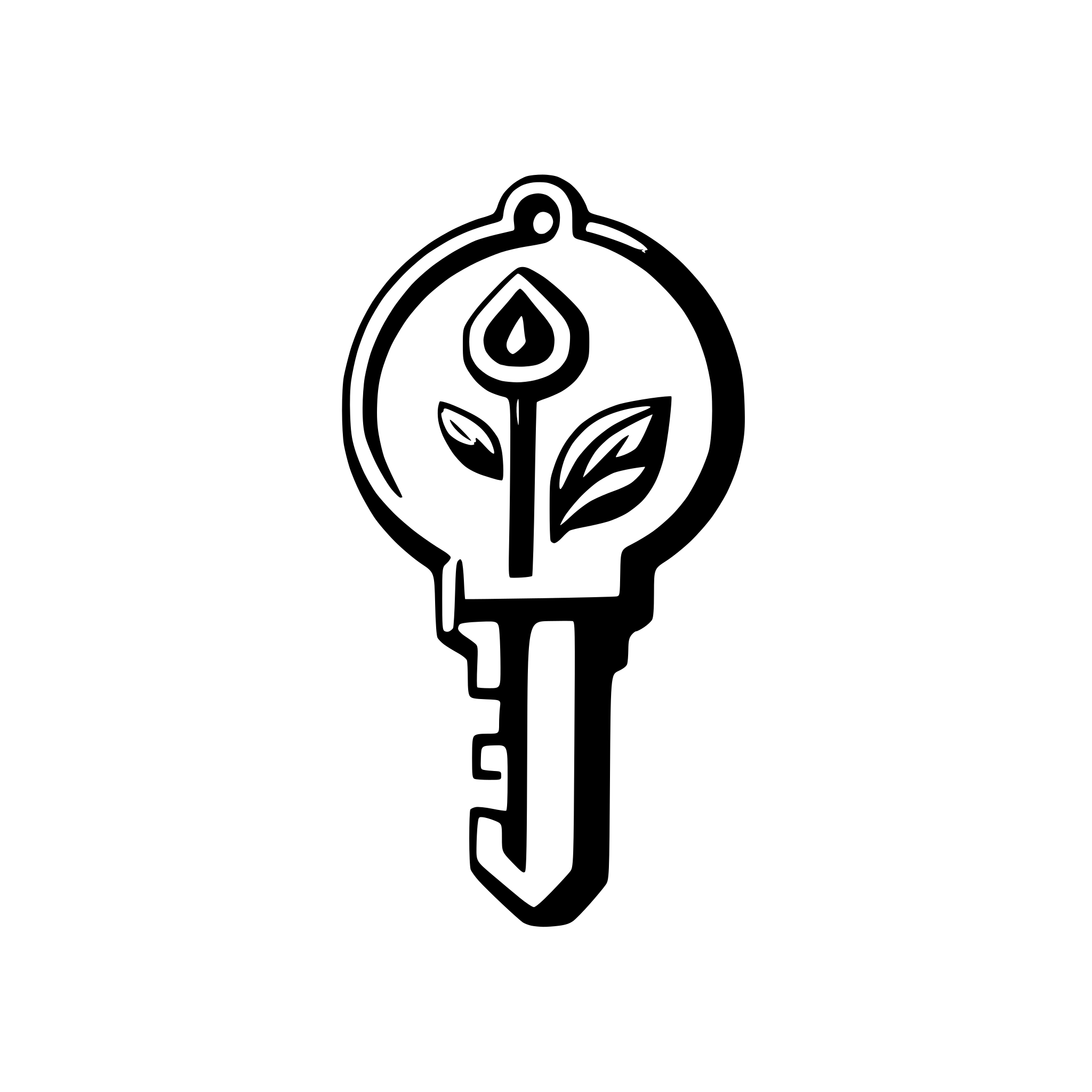 AI-generated SVG of 'A key'