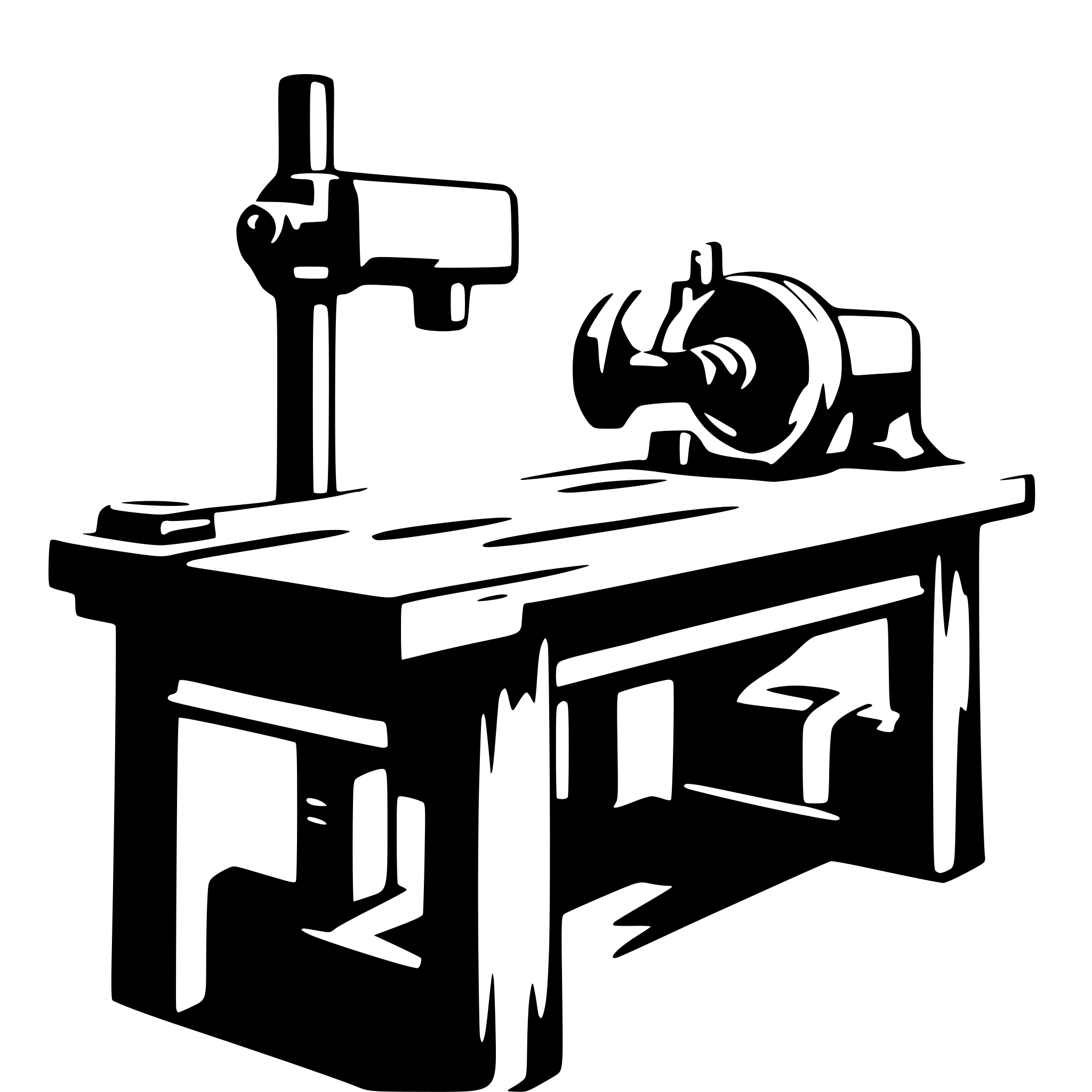 AI-generated SVG of a woodshop