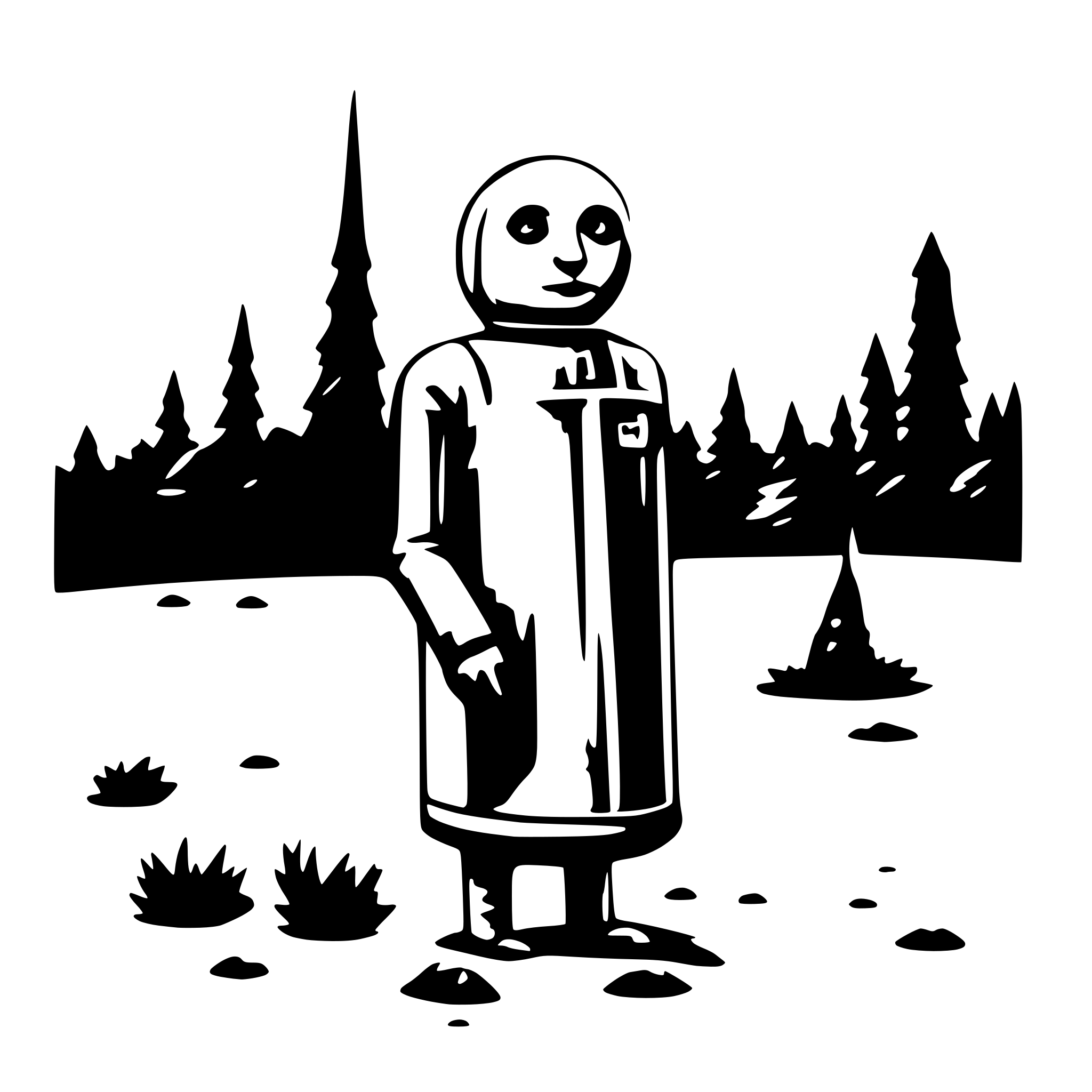 AI-generated SVG of a lonely sputnuk