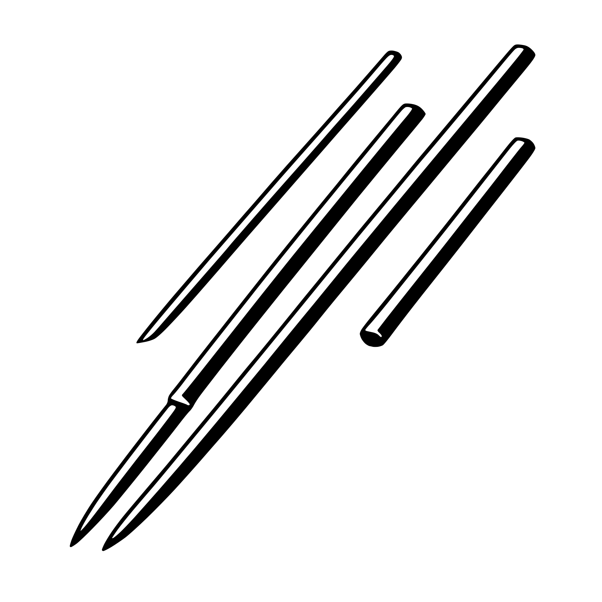 AI-generated SVG of 'chopsticks'