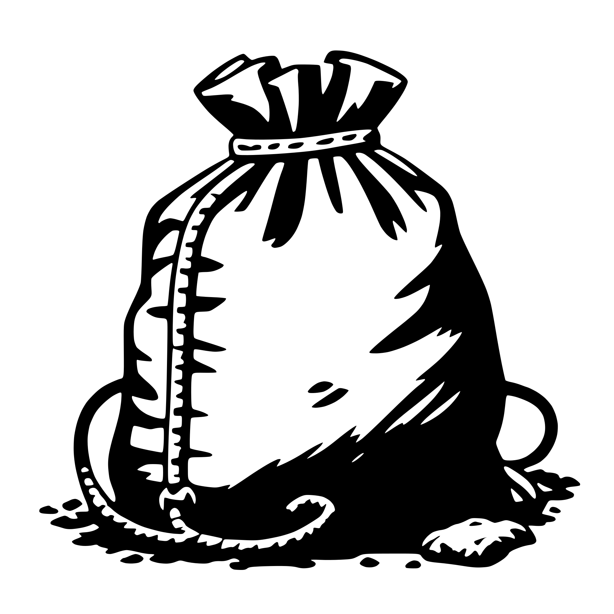 AI-generated SVG of a manure sack