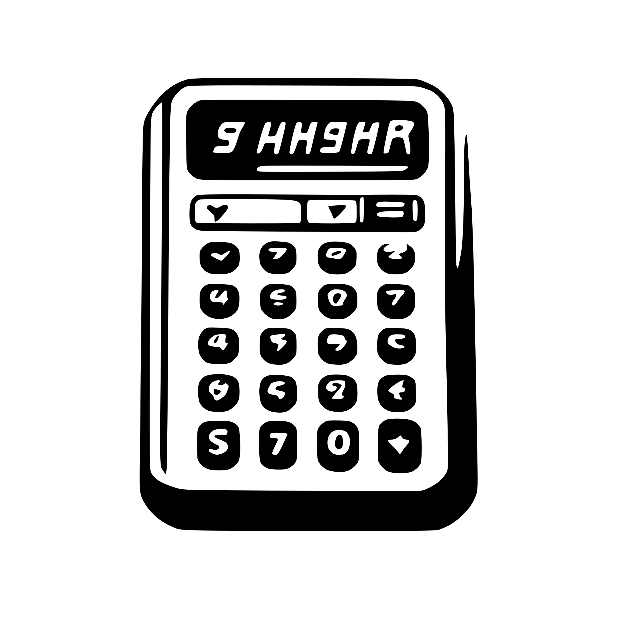 AI-generated SVG of 'super calculator'