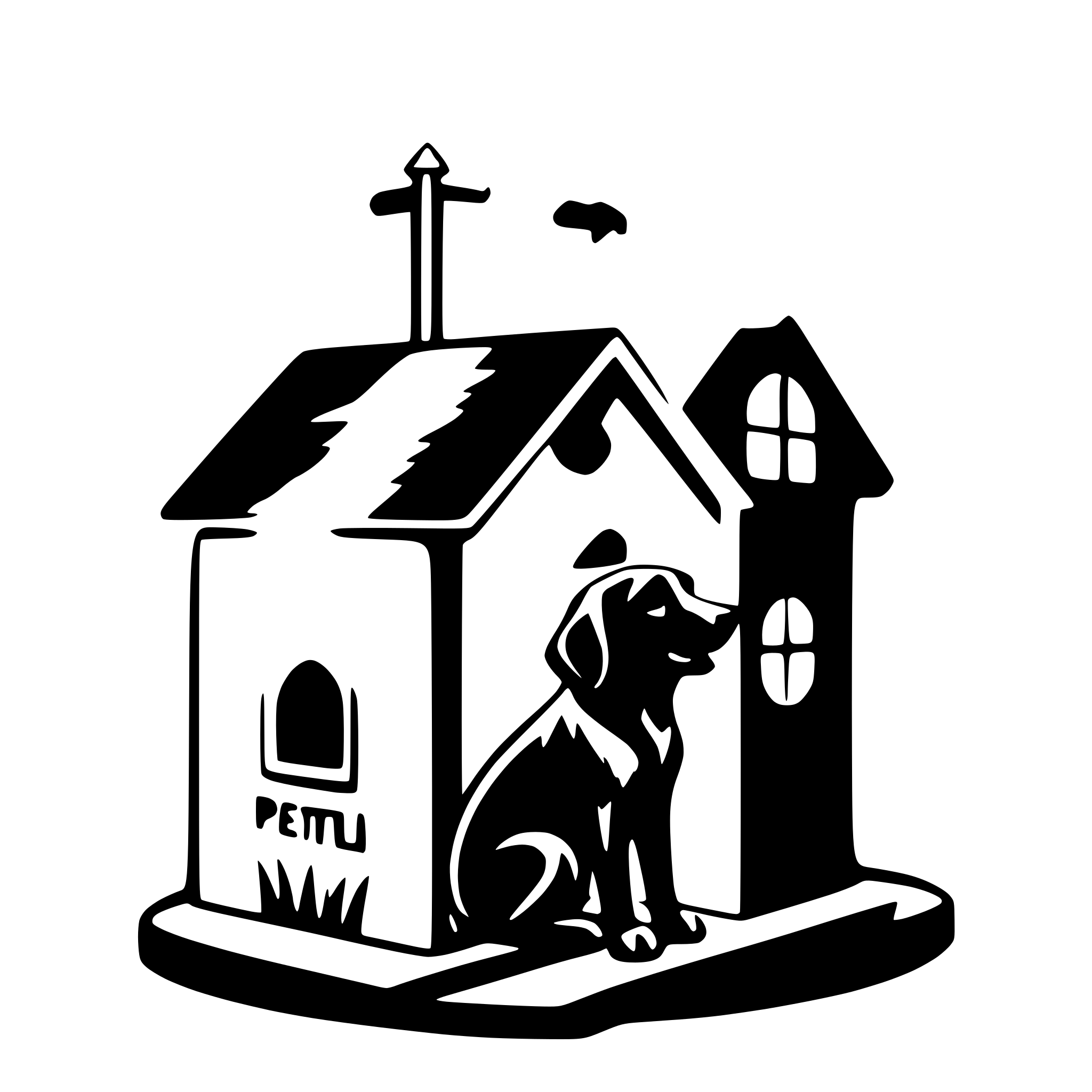 AI-generated SVG of a A simple logo for a pet store