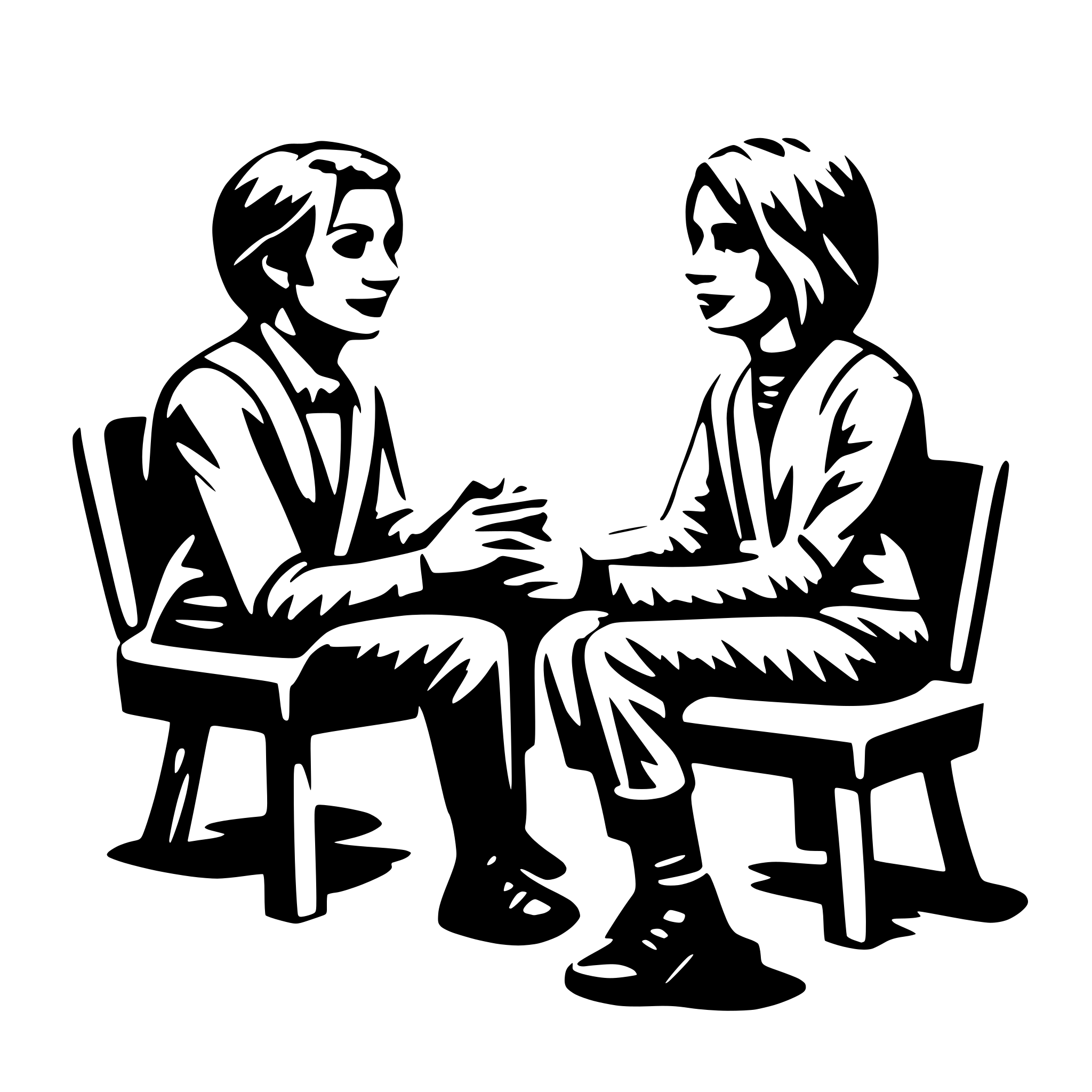 AI-generated SVG of 'Group therapy'