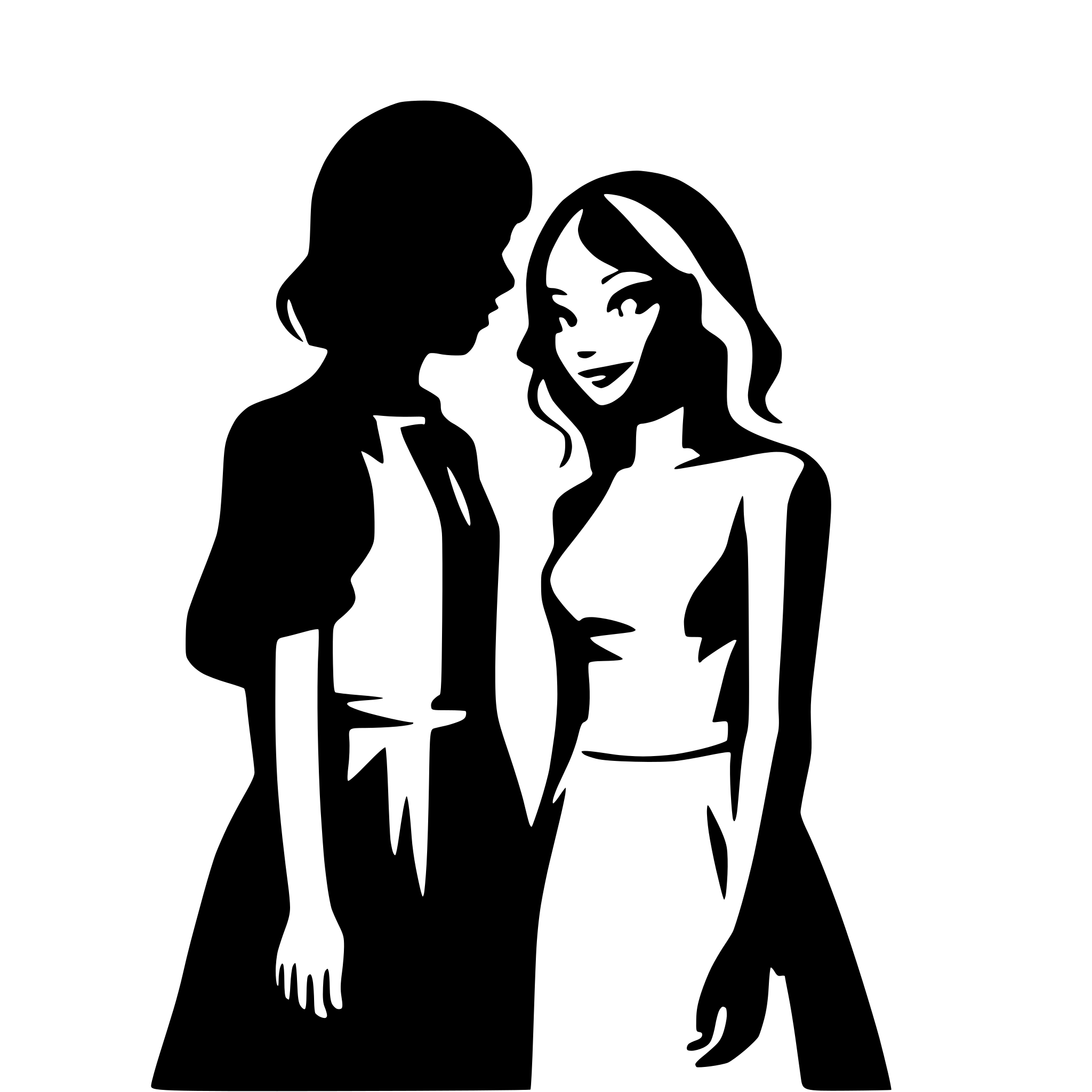 AI-generated SVG of a couple in love
