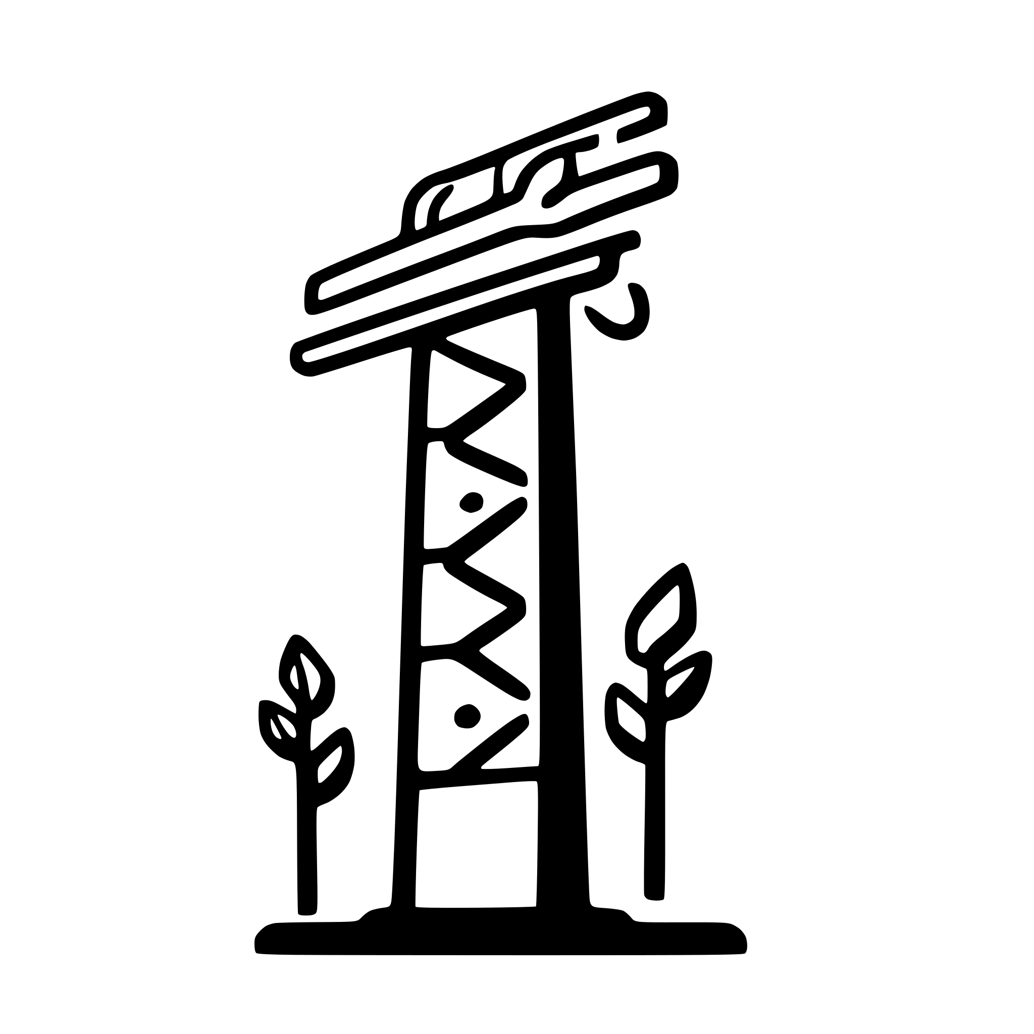 AI-generated SVG of 'electric grid pole'
